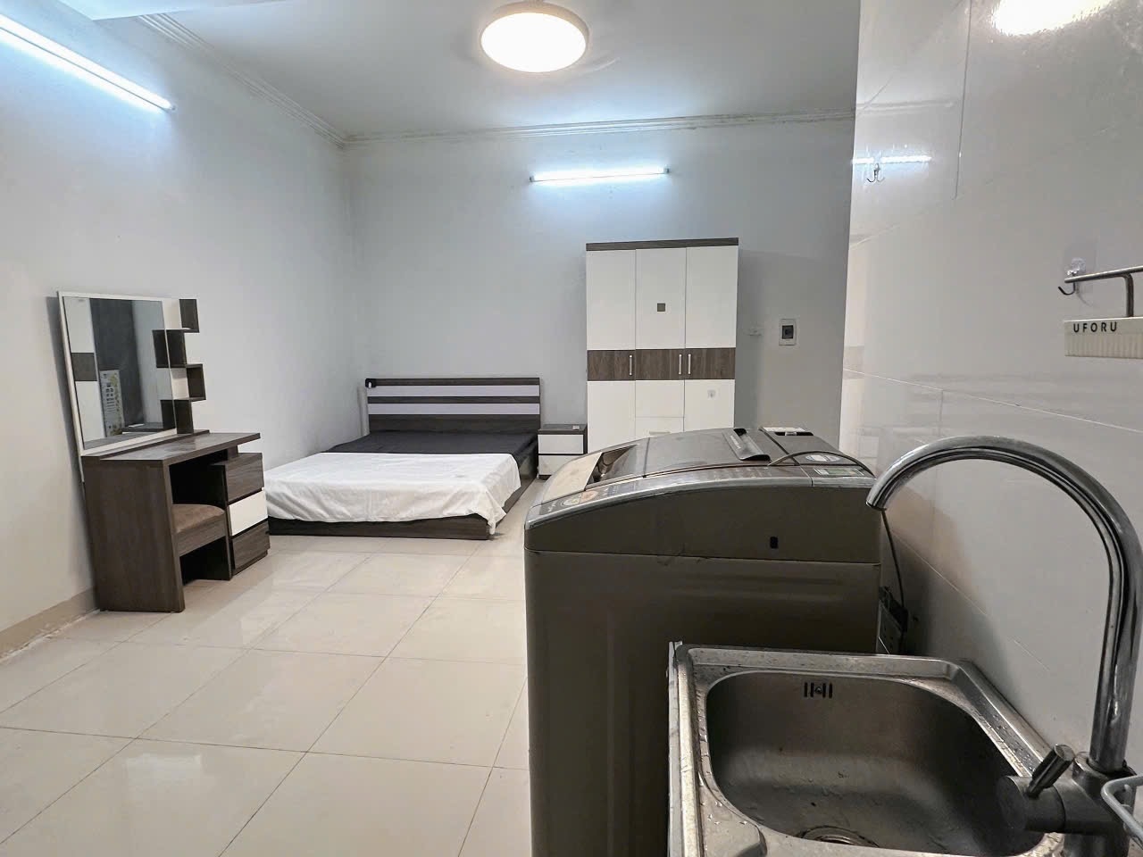 Phòng trọ Studio 35m2 tại Suha Home Trần Thái Tông - Cầu Giấy - Phòng bếp