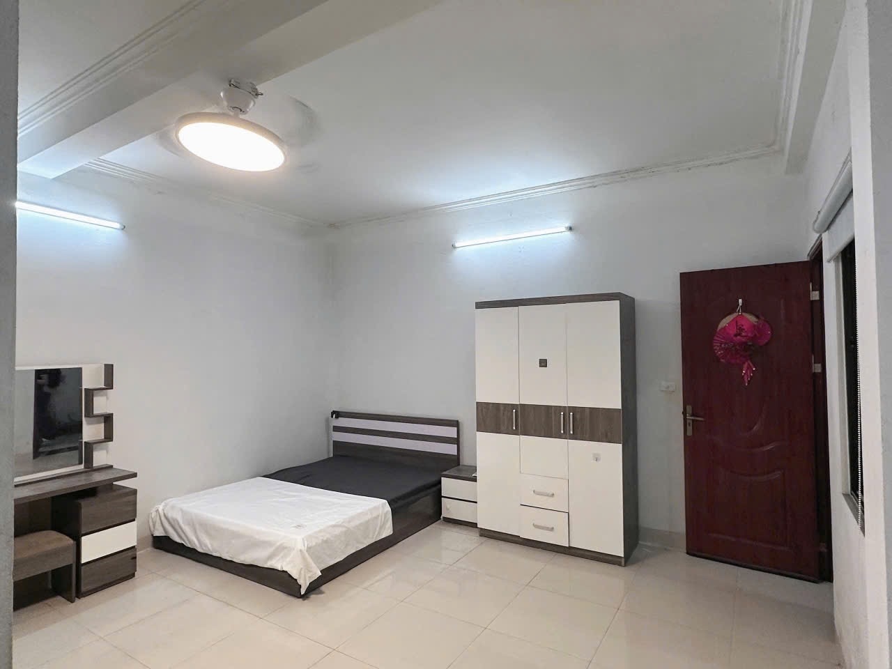 Phòng trọ Studio 35m2 tại Suha Home Trần Thái Tông - Cầu Giấy - Phòng ngủ