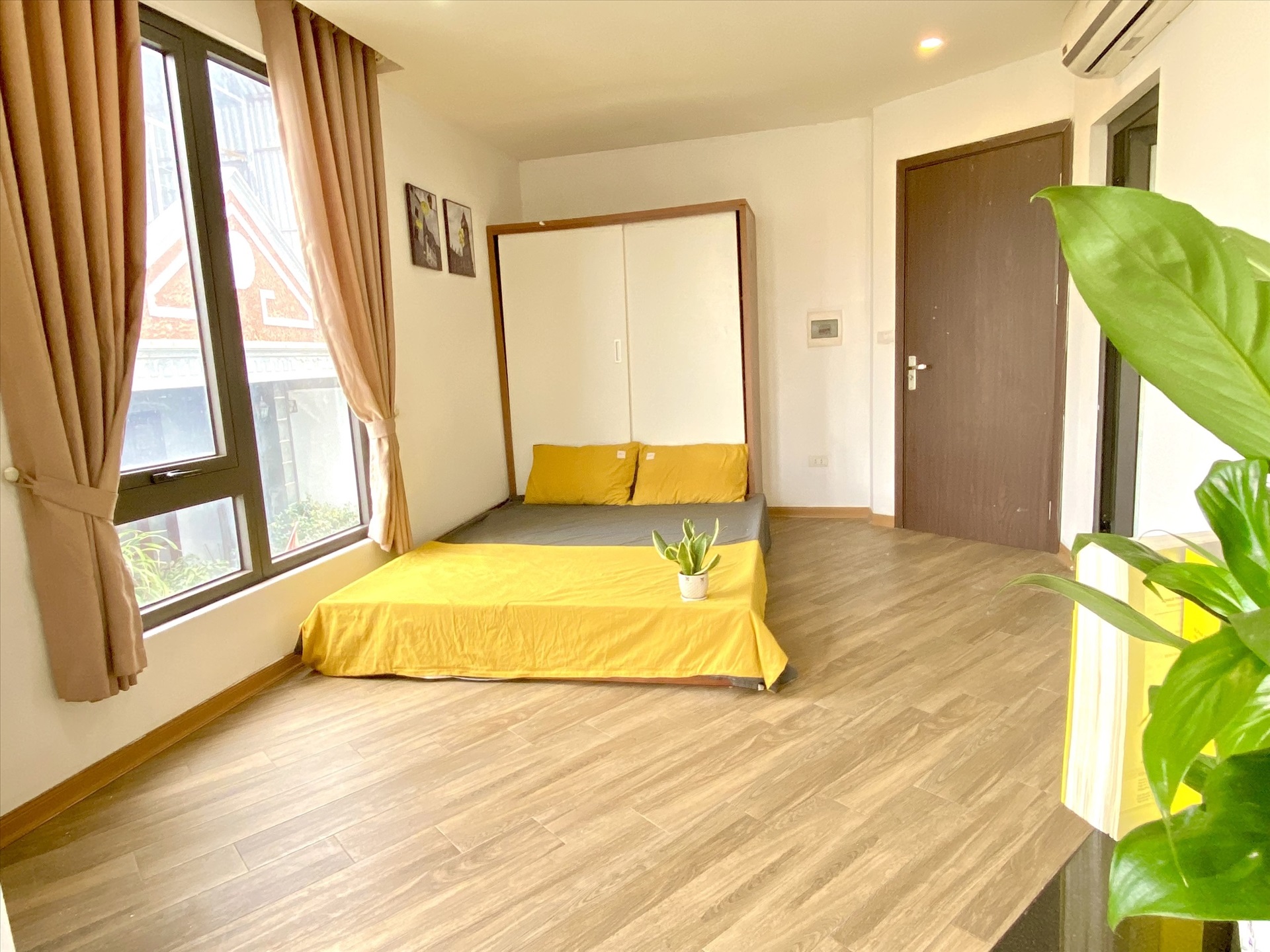 Phòng trọ Studio 28m2 tại Suha Home Doãn Kế Thiện - Cầu Giấy - Phòng ngủ