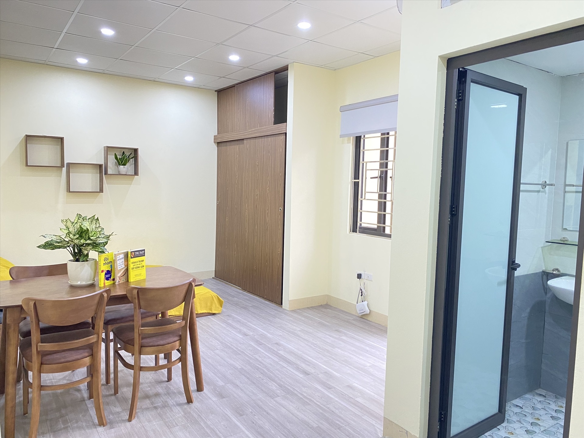 Phòng trọ Studio 28m2 tại Suha Home 2 Cầu Giấy - Cầu Giấy - Phòng khách
