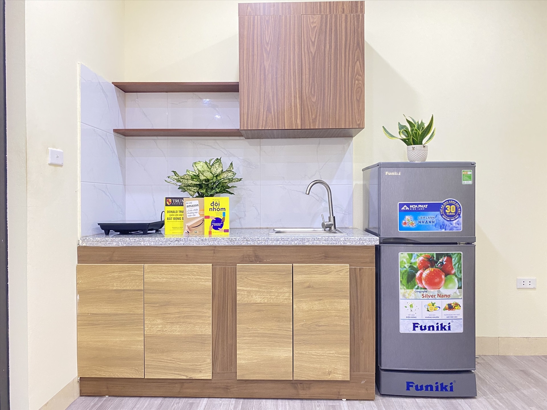 Phòng trọ Studio 28m2 tại Suha Home 2 Cầu Giấy - Cầu Giấy - Phòng bếp