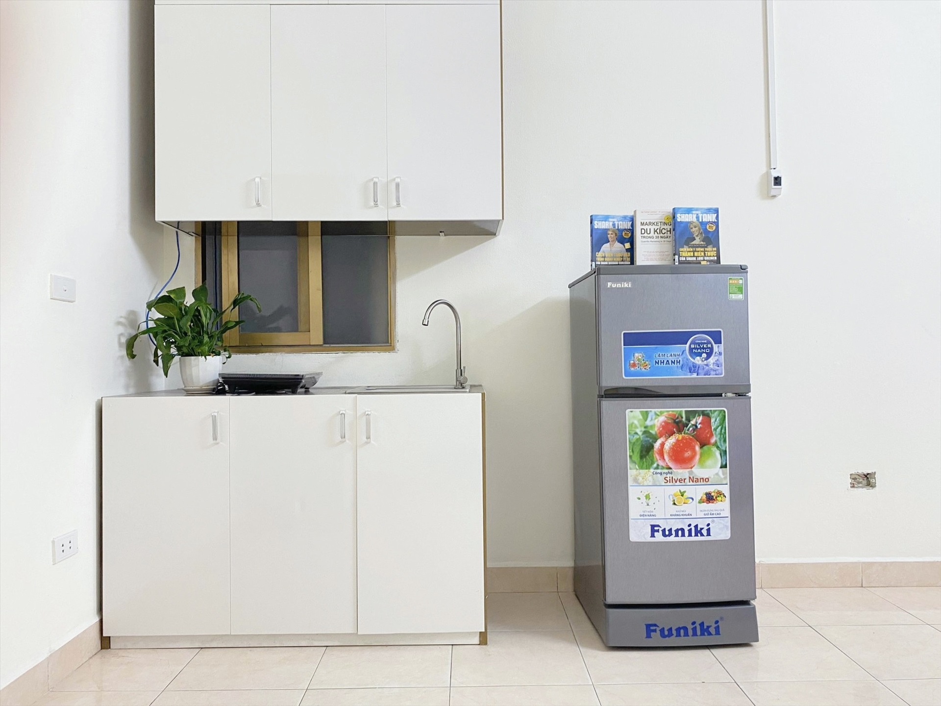 Phòng trọ Studio 25m2 tại Suha Home Nguyễn Khả Trạc - Cầu Giấy - Phòng bếp