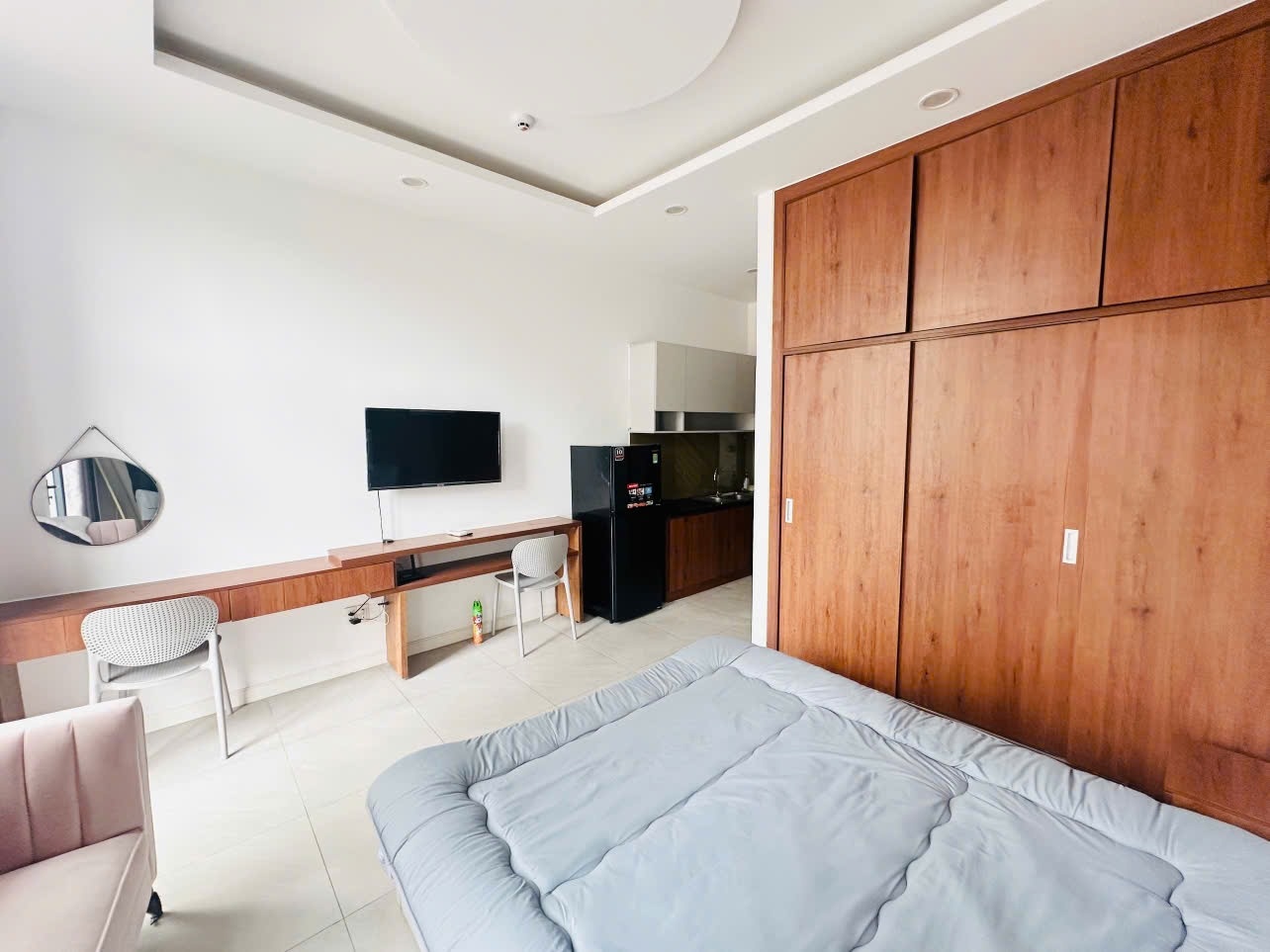 Phòng trọ Studio 25m2 tại NN House Lê Văn Sỹ - Quận 3 - Phòng ngủ