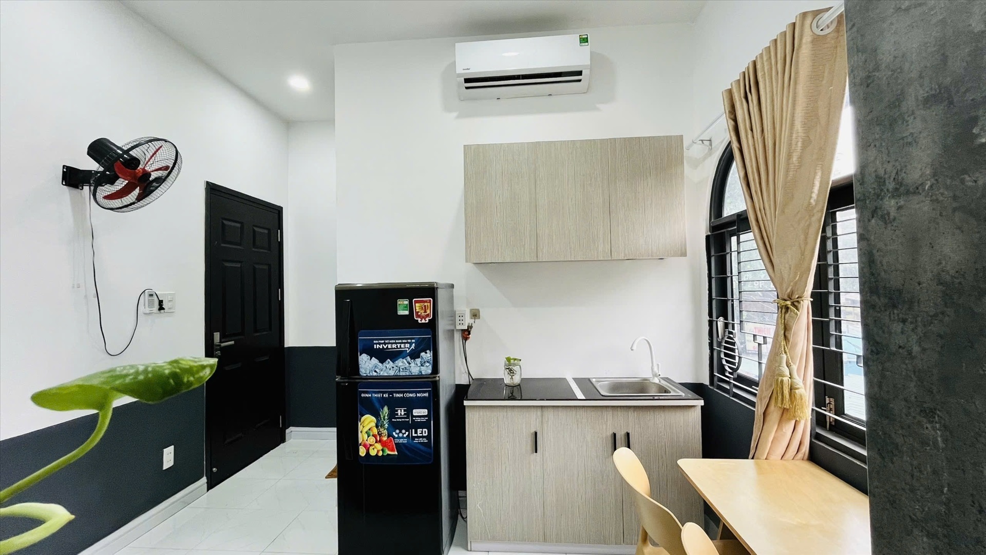 Phòng trọ Studio 20m2 tại AT Home Thống Nhất - Gò Vấp - Phòng ngủ