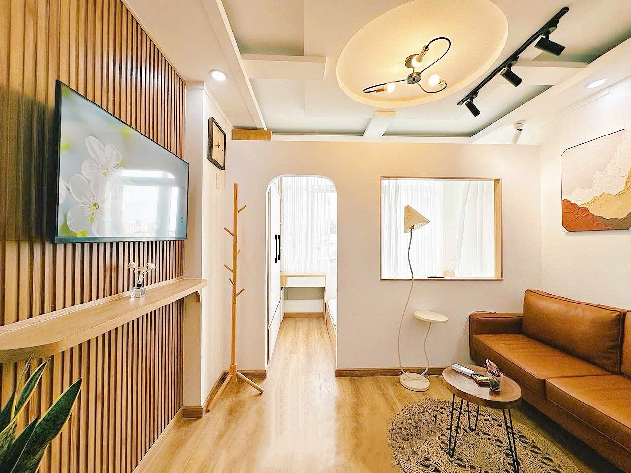 Phòng trọ 1 Phòng ngủ 40m2 tại AH Home Phan Xích Long - Phú Nhuận - Phòng khách