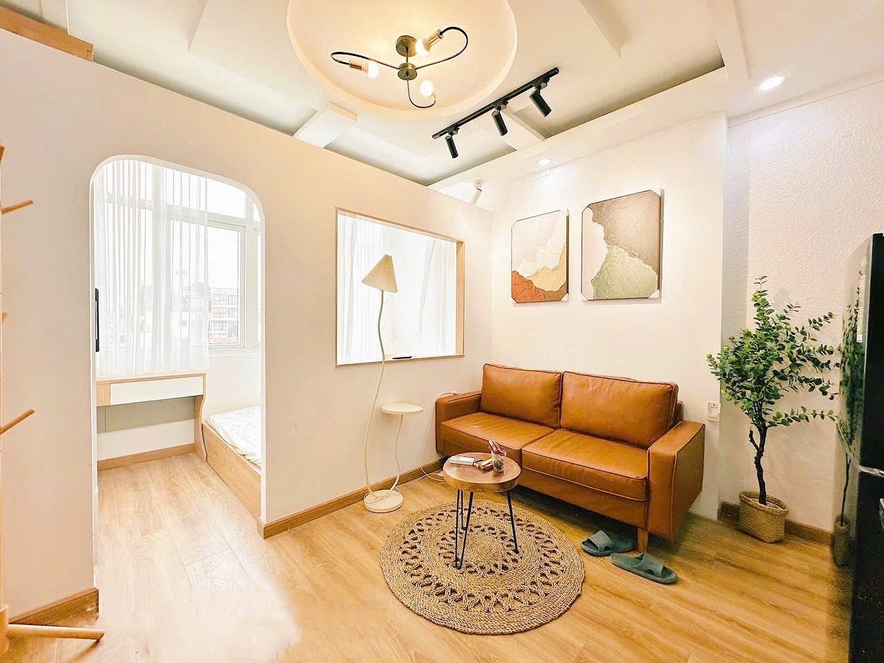 Phòng trọ 1 Phòng ngủ 40m2 tại AH Home Phan Xích Long - Phú Nhuận - Phòng khách