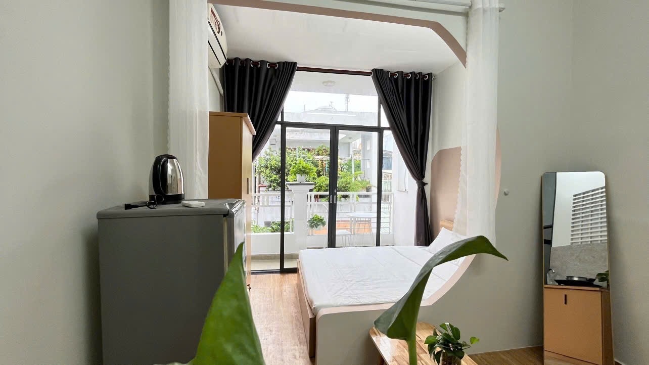 Phòng trọ Studio 23m2 tại NN Home Nguyễn Công Hoan - Phú Nhuận - Phòng ngủ
