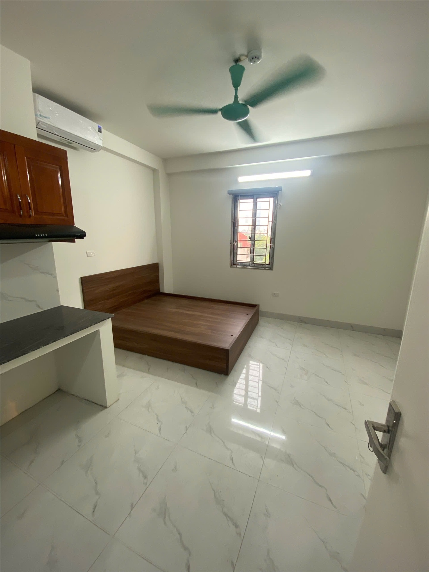 Phòng trọ Studio 25m2 tại CT House Đại Linh - Nam Từ Liêm - Phòng ngủ