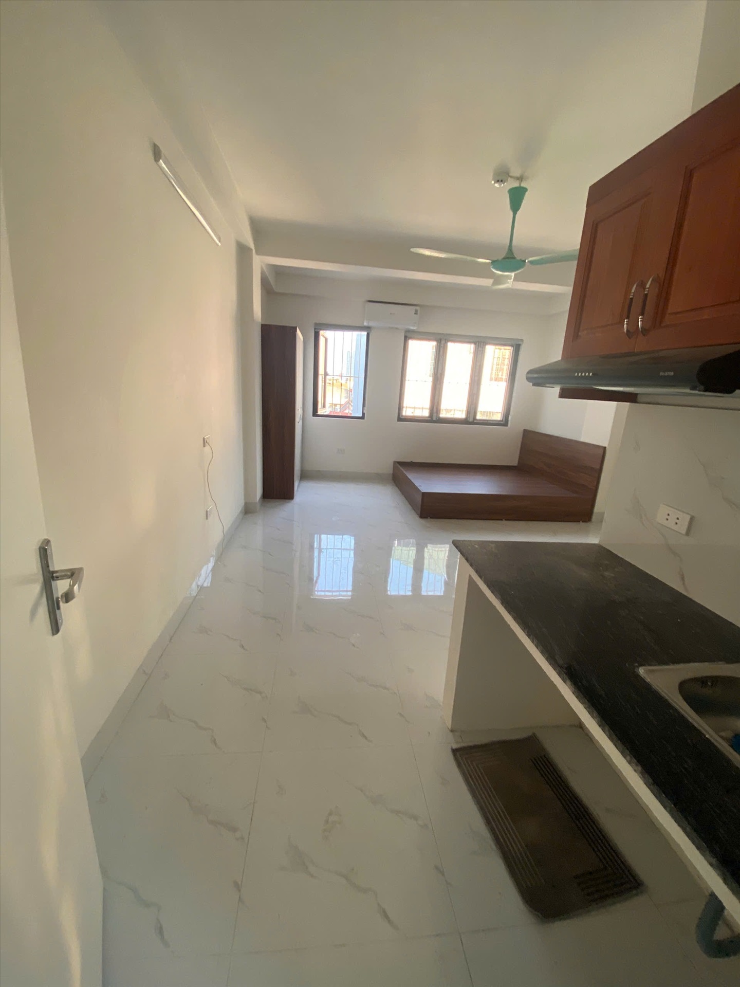 Phòng trọ Studio 25m2 tại CT House Đại Linh - Nam Từ Liêm - Phòng khách