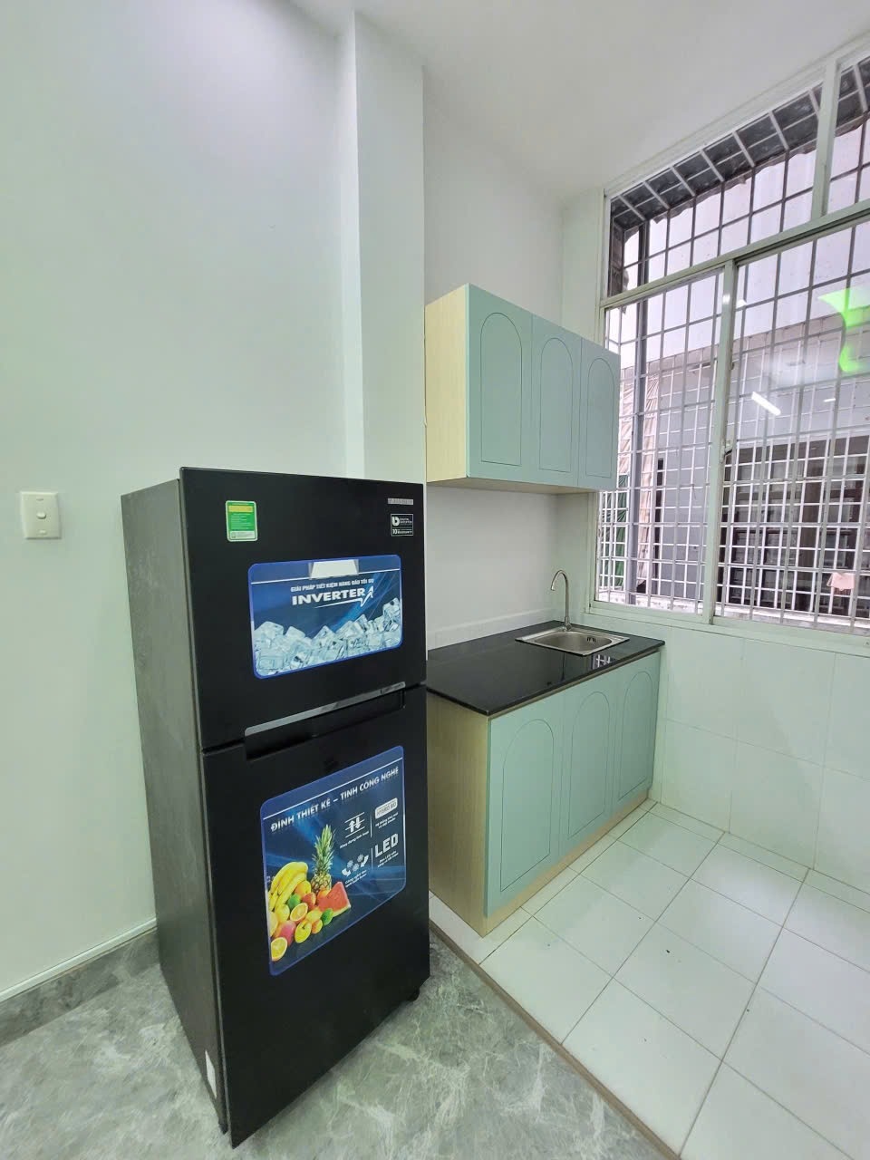 Phòng trọ Studio 25m2 tại NN Home Đường 19 - Quận 2 - Phòng bếp