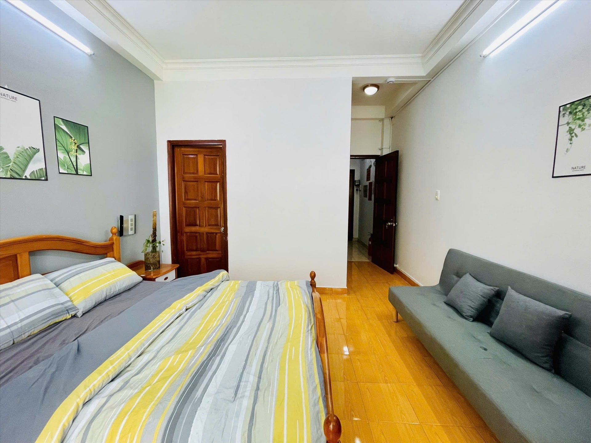 Phòng trọ Studio 25m2 tại CT Home Nguyễn Trãi - Quận 1 - Phòng ngủ