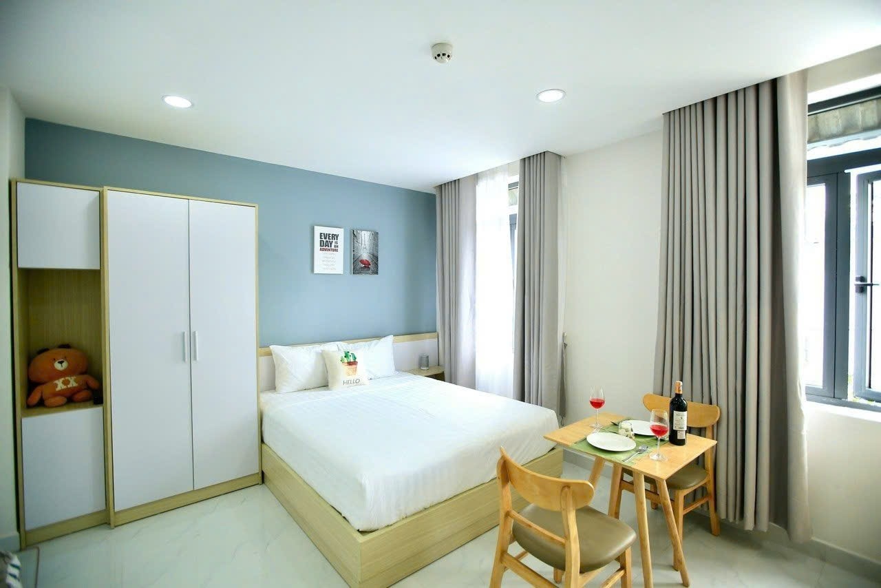 Phòng trọ Studio 20m2 tại Zen Apartment Nguyễn Xí - Bình Thạnh - Phòng ngủ