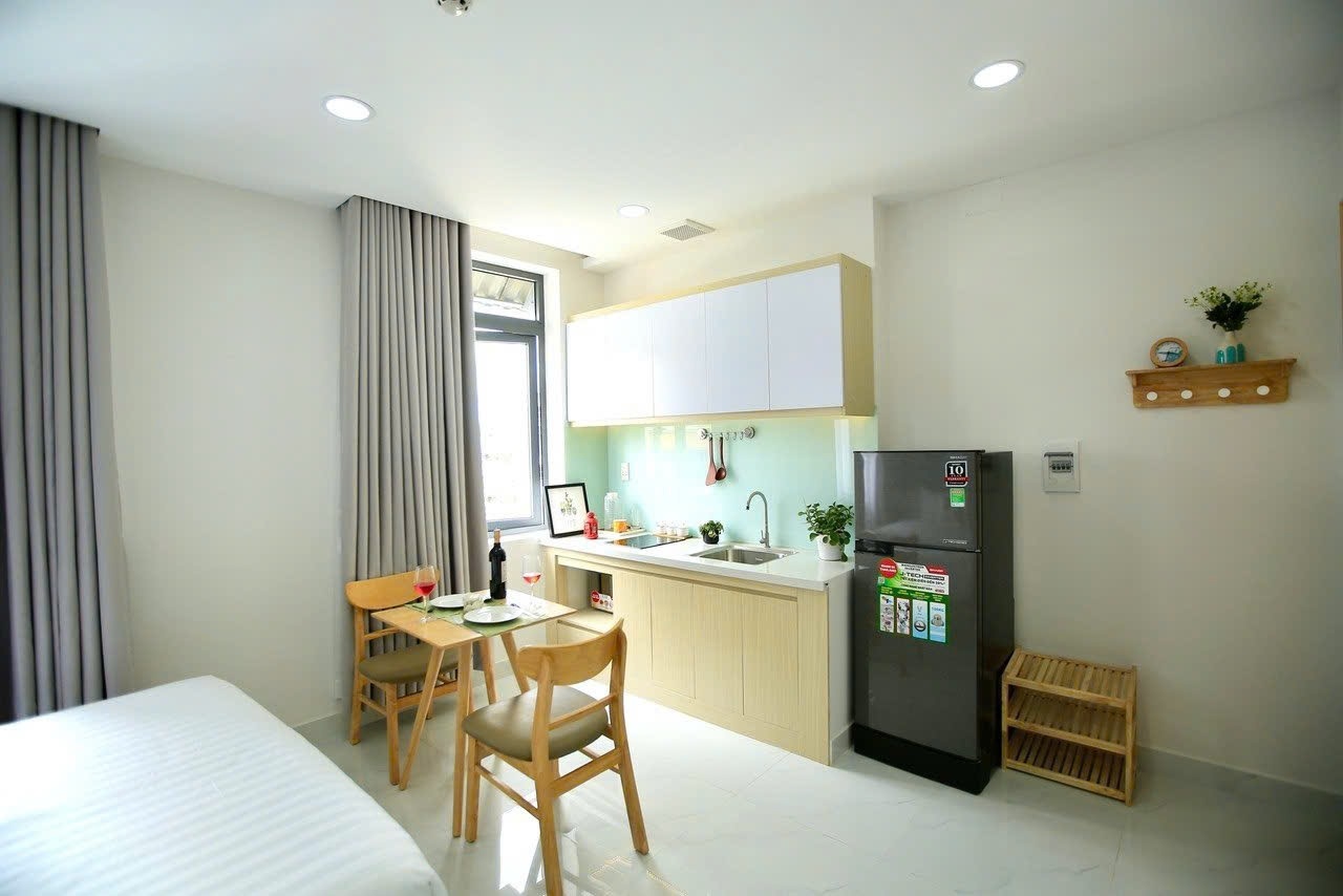 Phòng trọ Studio 20m2 tại Zen Apartment Nguyễn Xí - Bình Thạnh - Phòng ngủ