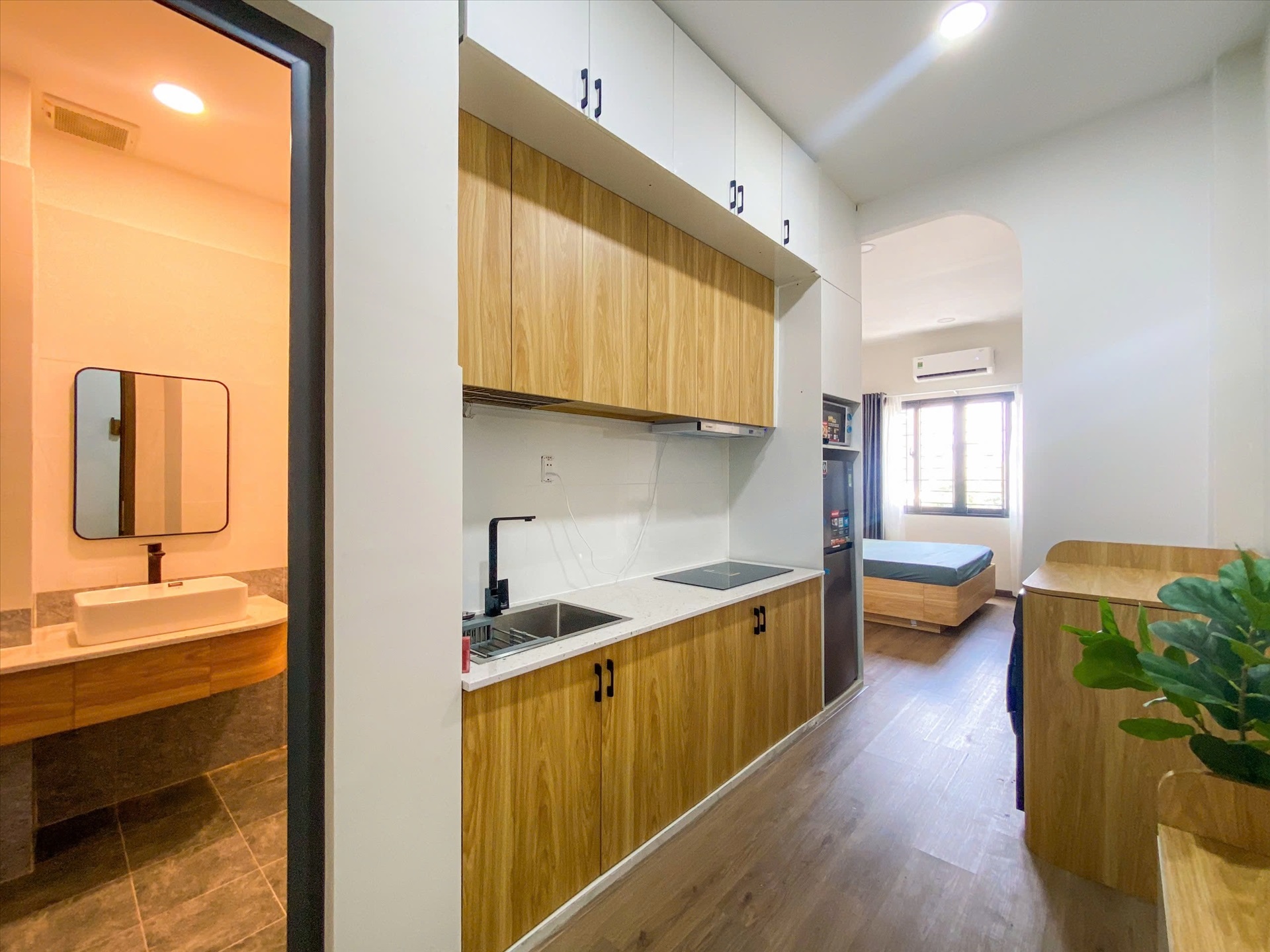 Phòng trọ 1 Phòng ngủ 30m2 tại Urban Nest Apartment Phổ Quang - Tân Bình - Phòng bếp