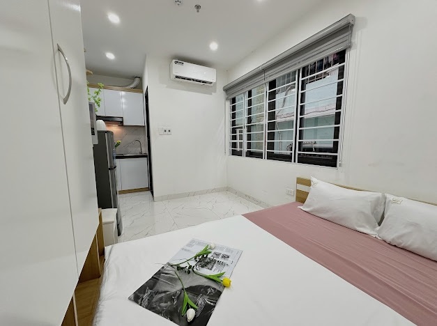 Phòng trọ Studio 20m2 tại MH House 1 Mỹ Đình - Nam Từ Liêm - Phòng khách