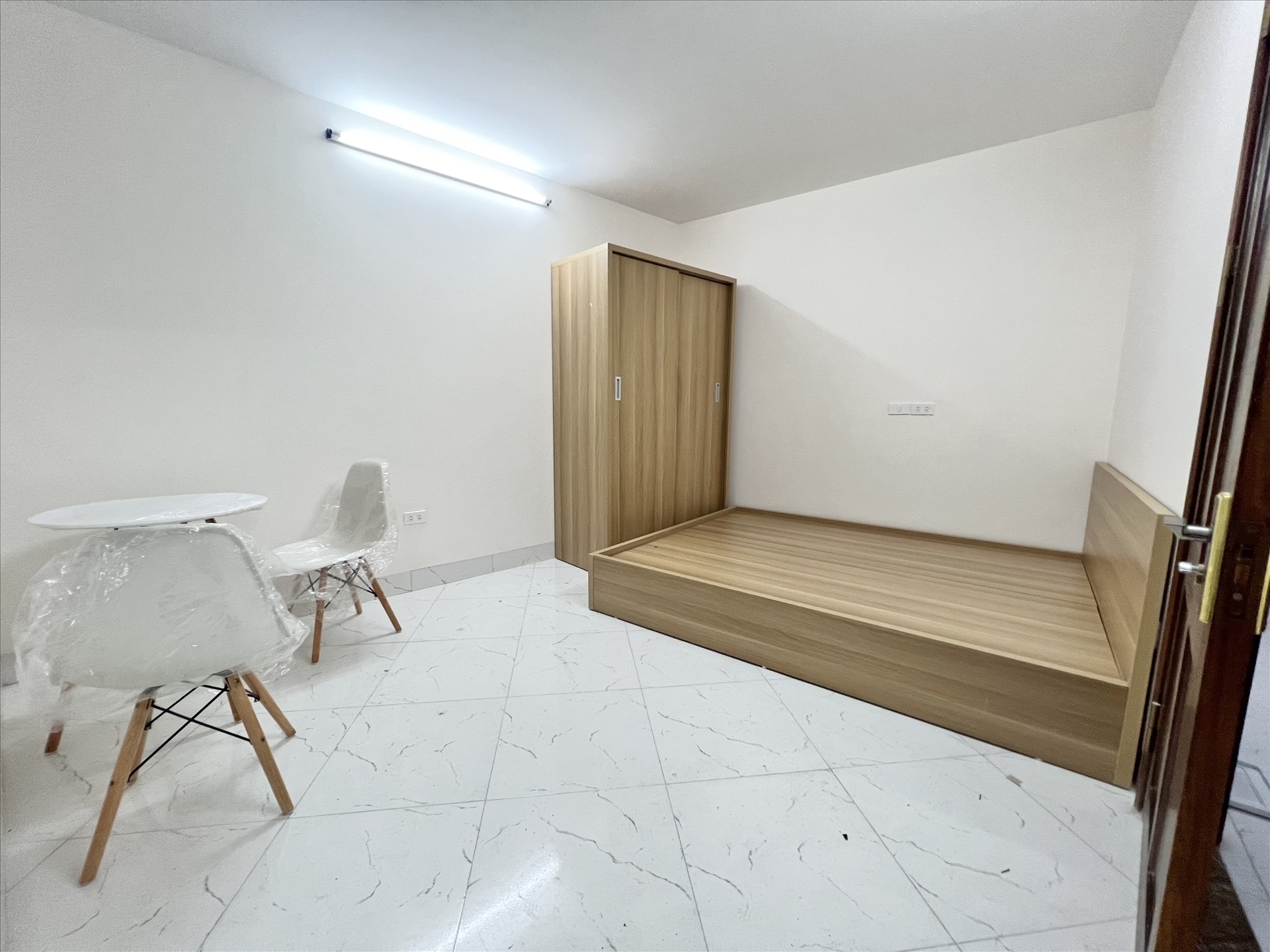 Phòng trọ Studio 25m2 tại AT Home Trần Duy Hưng - Cầu Giấy - Phòng ngủ