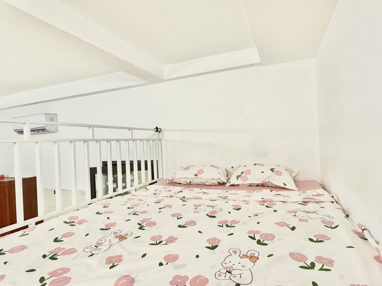 Phòng trọ Studio 25m2 tại Timehouse 2 Phú Diễn - Bắc Từ Liêm - Phòng ngủ