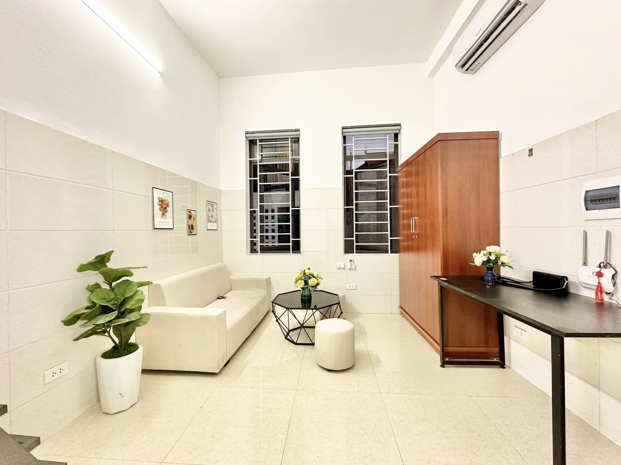 Phòng trọ Studio 25m2 tại Timehouse 2 Phú Diễn - Bắc Từ Liêm - Phòng ngủ
