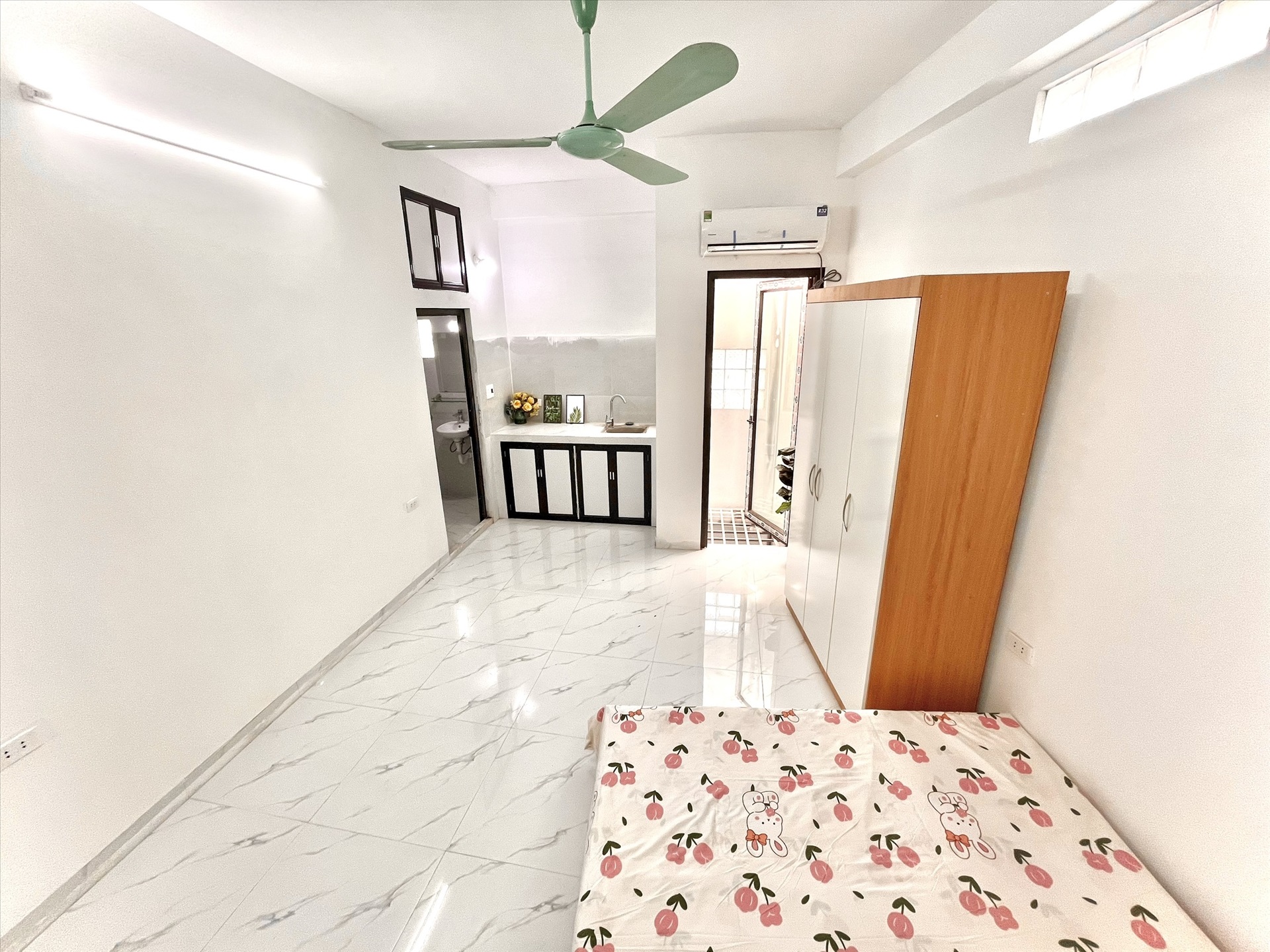 Phòng trọ Studio 25m2 tại Timehouse 2 Cổ Nhuế - Bắc Từ Liêm - Phòng ngủ