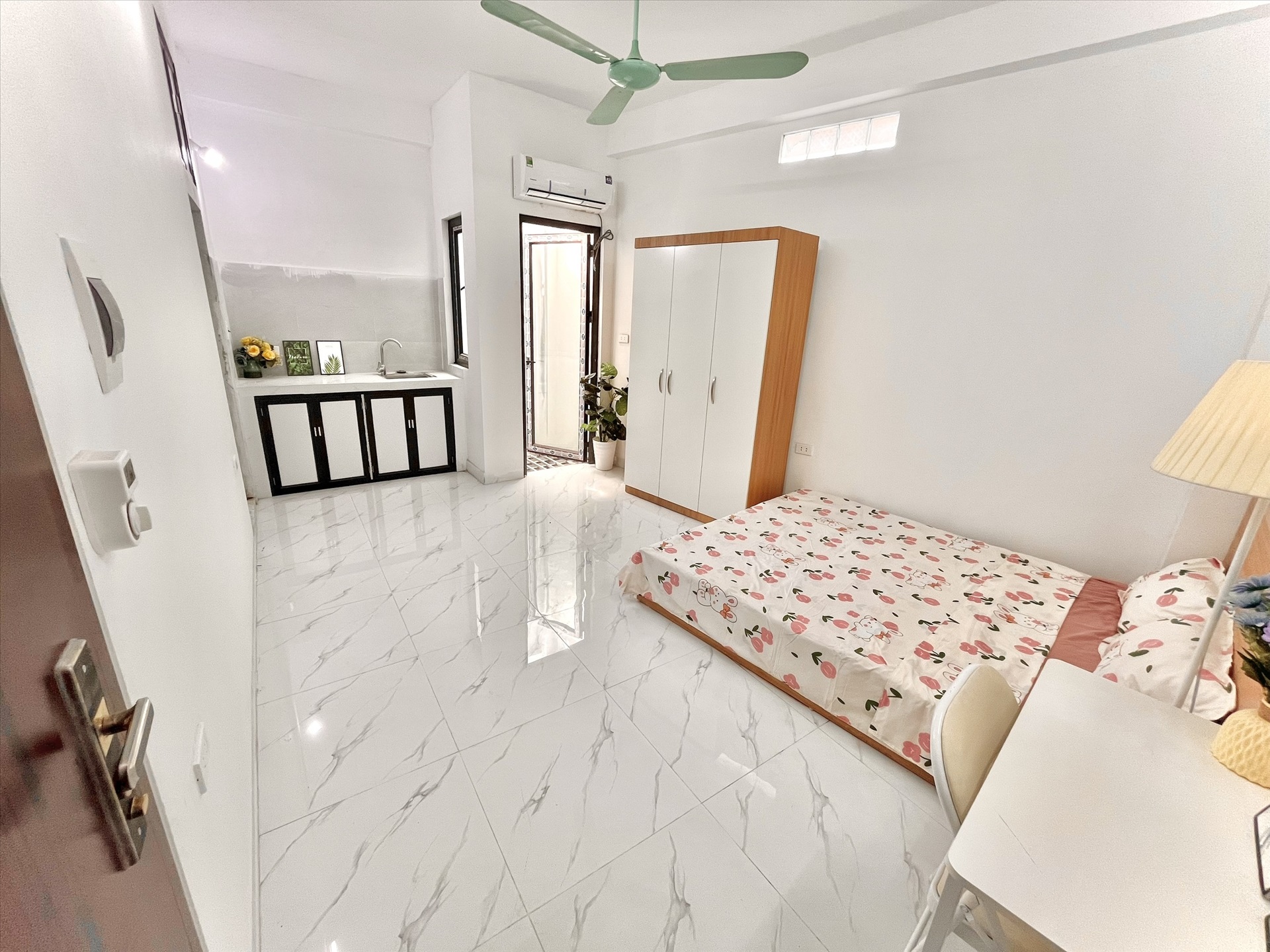 Phòng trọ Studio 25m2 tại Timehouse 2 Cổ Nhuế - Bắc Từ Liêm - Phòng ngủ