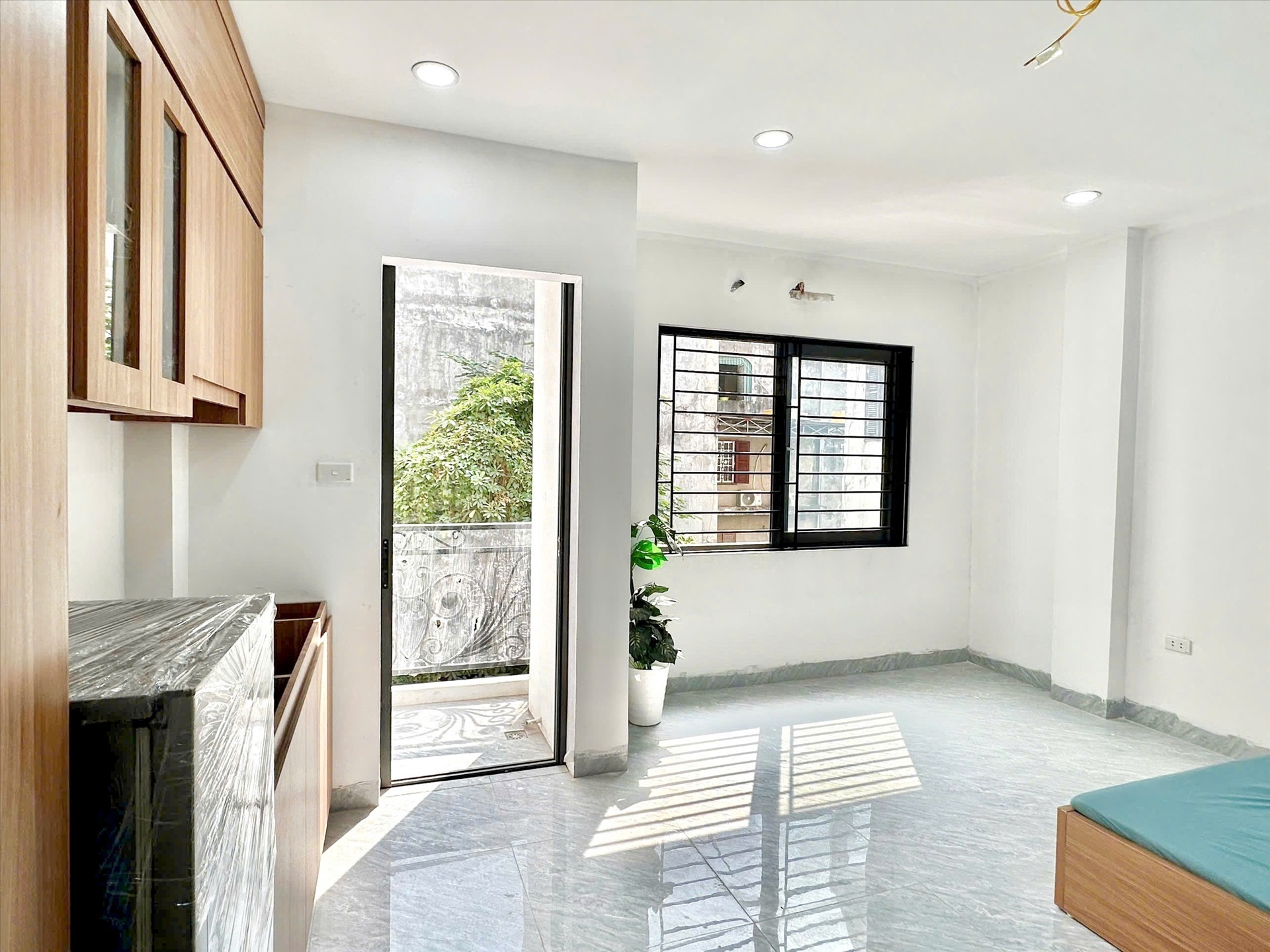 Phòng trọ Studio 30m2 tại Time House Trần Cung - Bắc  Từ Liêm - Phòng ngủ