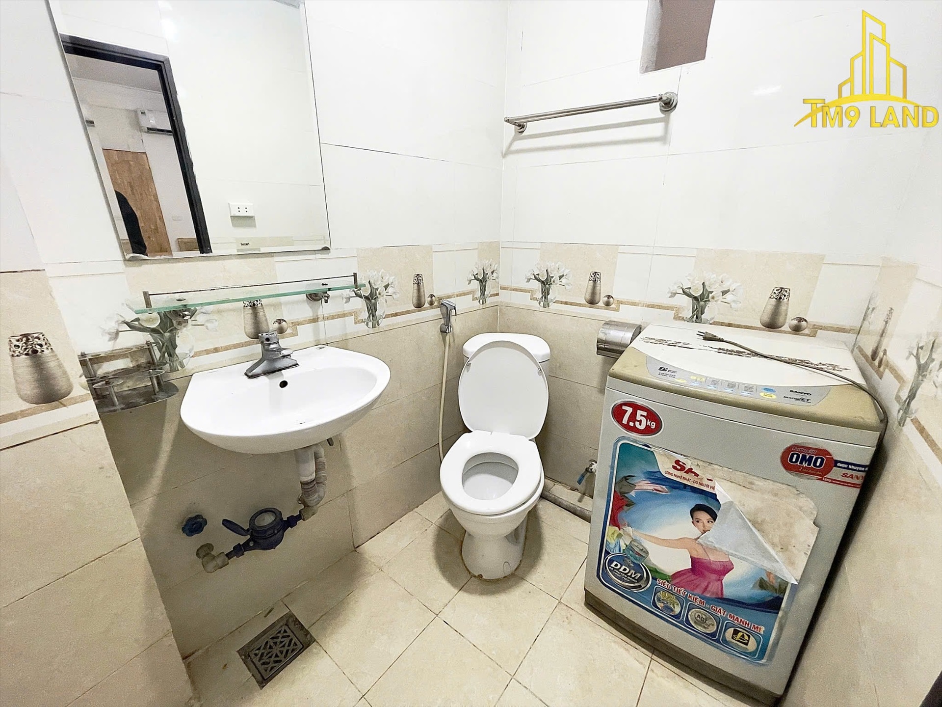 Phòng trọ Studio 20m2 tại MH House 2 Mỹ Đình - Nam Từ Liêm - Phòng tắm