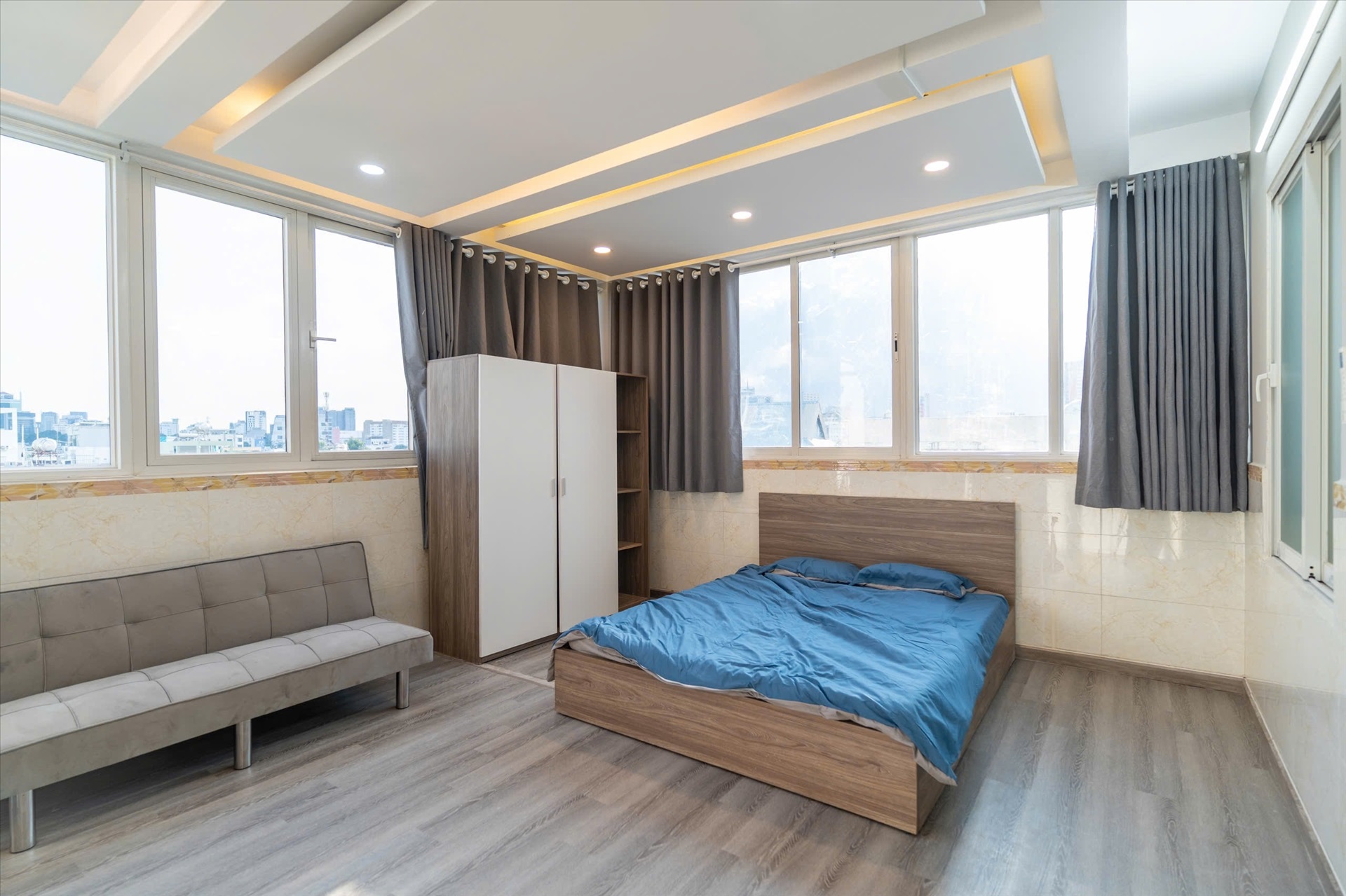 Phòng trọ Studio 30m2 tại DP House Xô Viết Nghệ Tĩnh - Bình Thạnh - Phòng ngủ