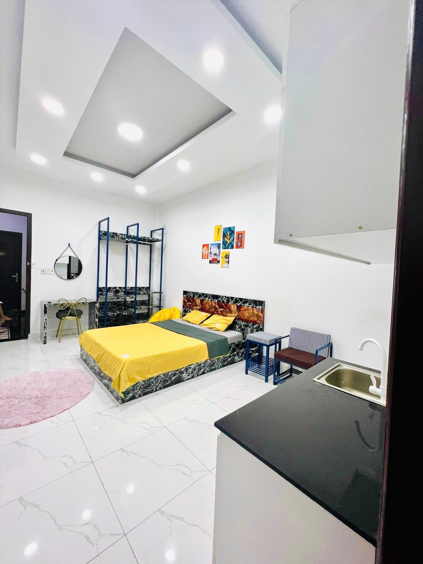 Phòng trọ Studio 35m2 tại NT Home Xuân Hồng - Tân Bình - Phòng ngủ