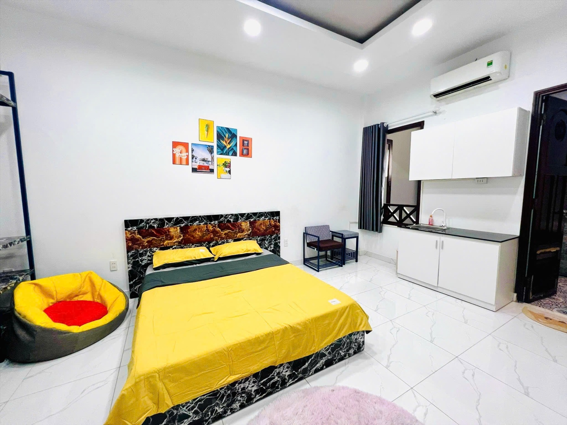 Phòng trọ Studio 35m2 tại NT Home Xuân Hồng - Tân Bình - Phòng ngủ