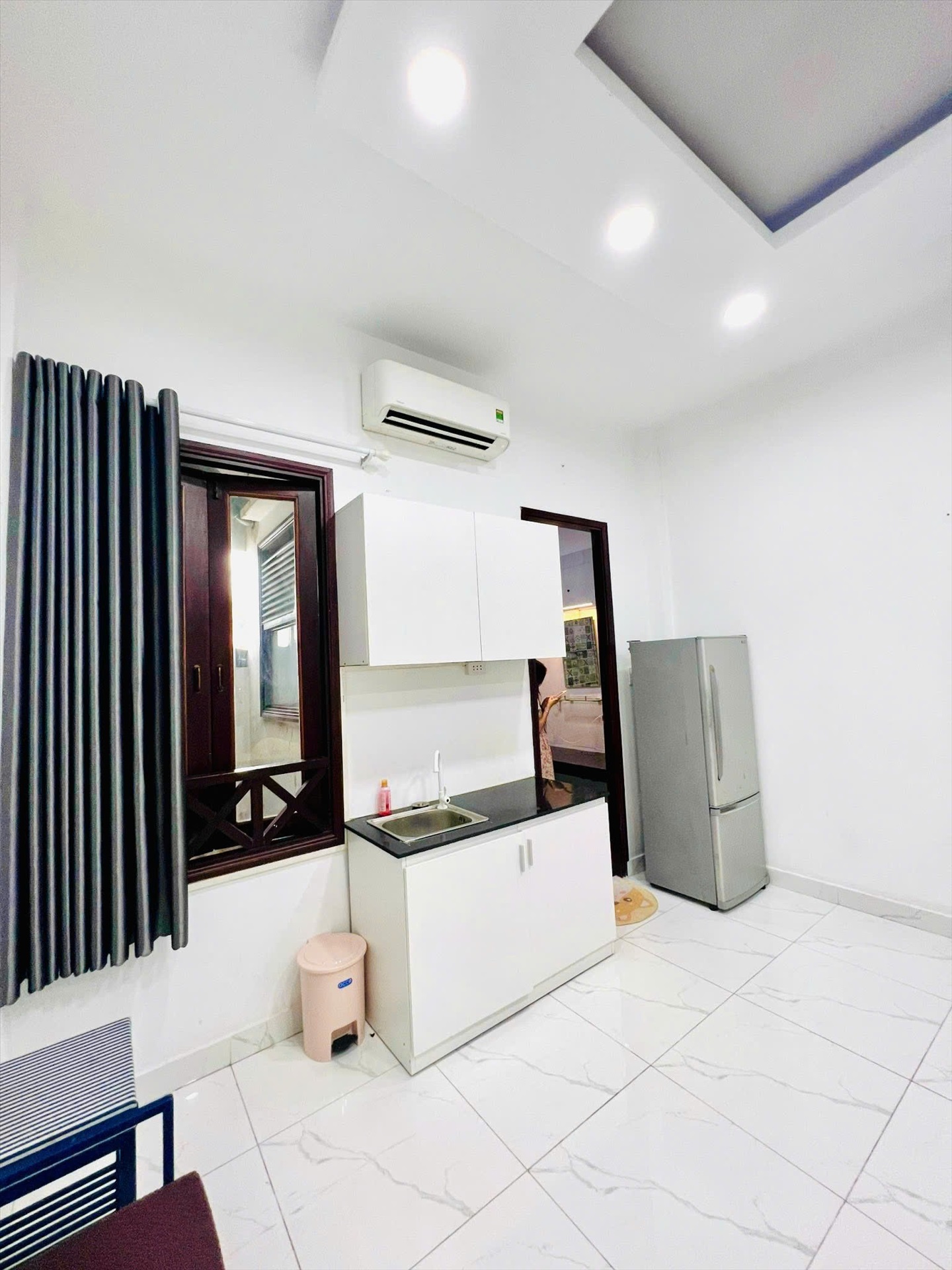Phòng trọ Studio 35m2 tại NT Home Xuân Hồng - Tân Bình - Phòng ngủ