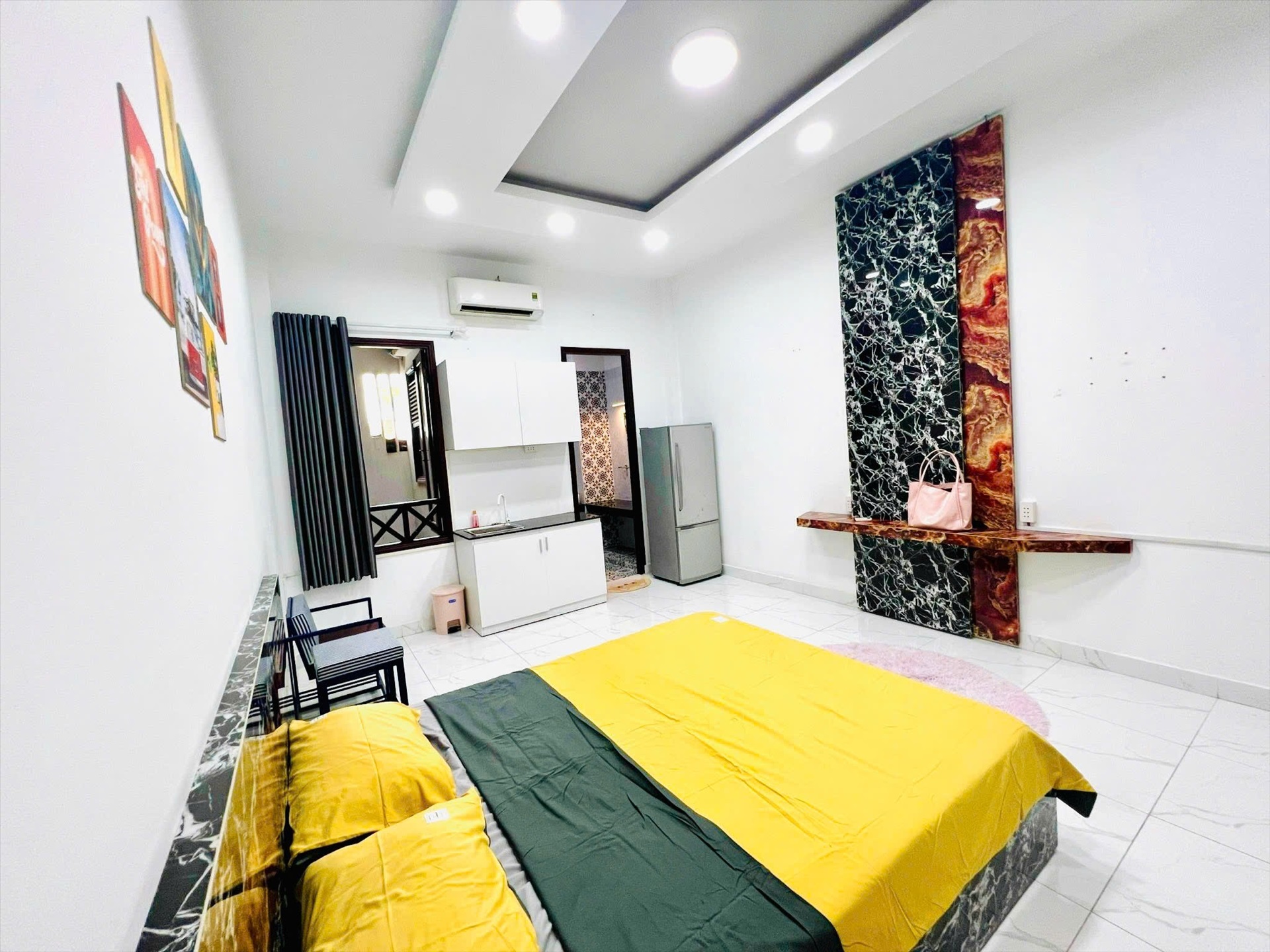Phòng trọ Studio 35m2 tại NT Home Xuân Hồng - Tân Bình - Phòng ngủ