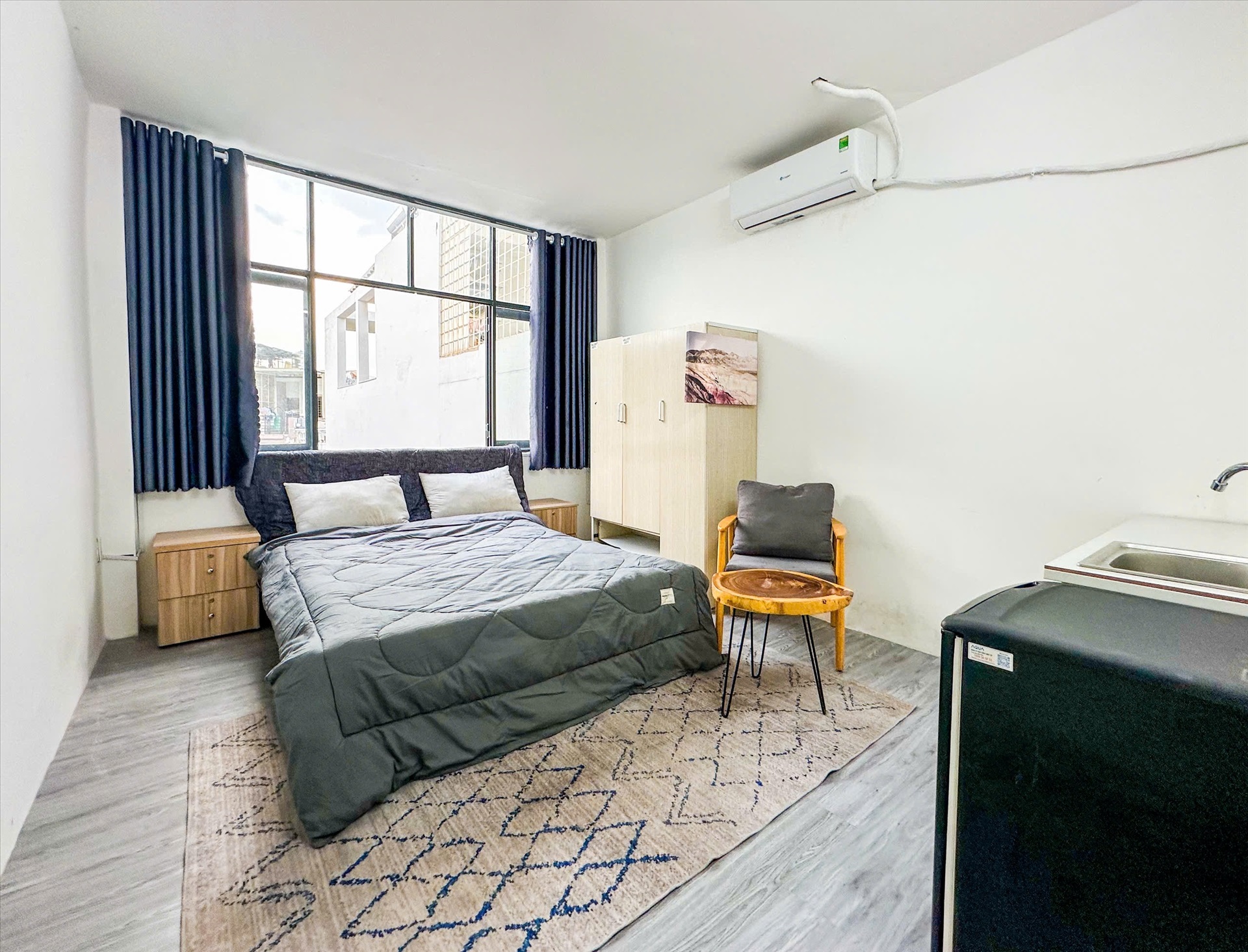 Phòng trọ Studio 20m2 tại NM House Lê Văn Sỹ - Tân Bình - Phòng ngủ