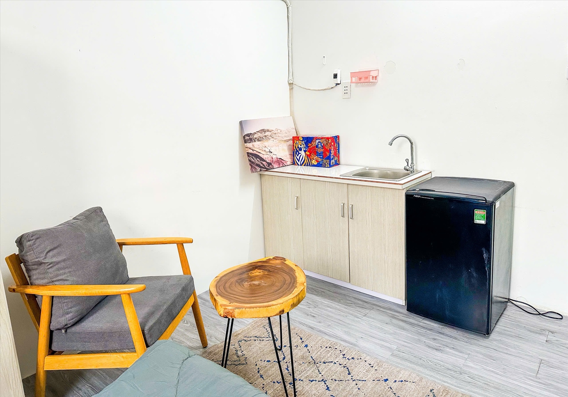 Phòng trọ Studio 20m2 tại NM House Lê Văn Sỹ - Tân Bình - Phòng bếp