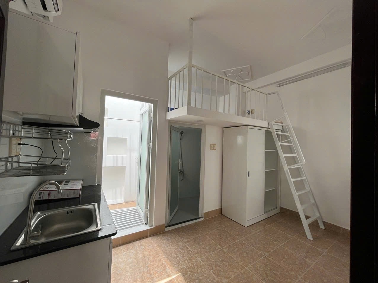 Phòng trọ Duplex 25m2 tại TVQ House Bùi Đình Túy - Bình Thạnh - Phòng ngủ