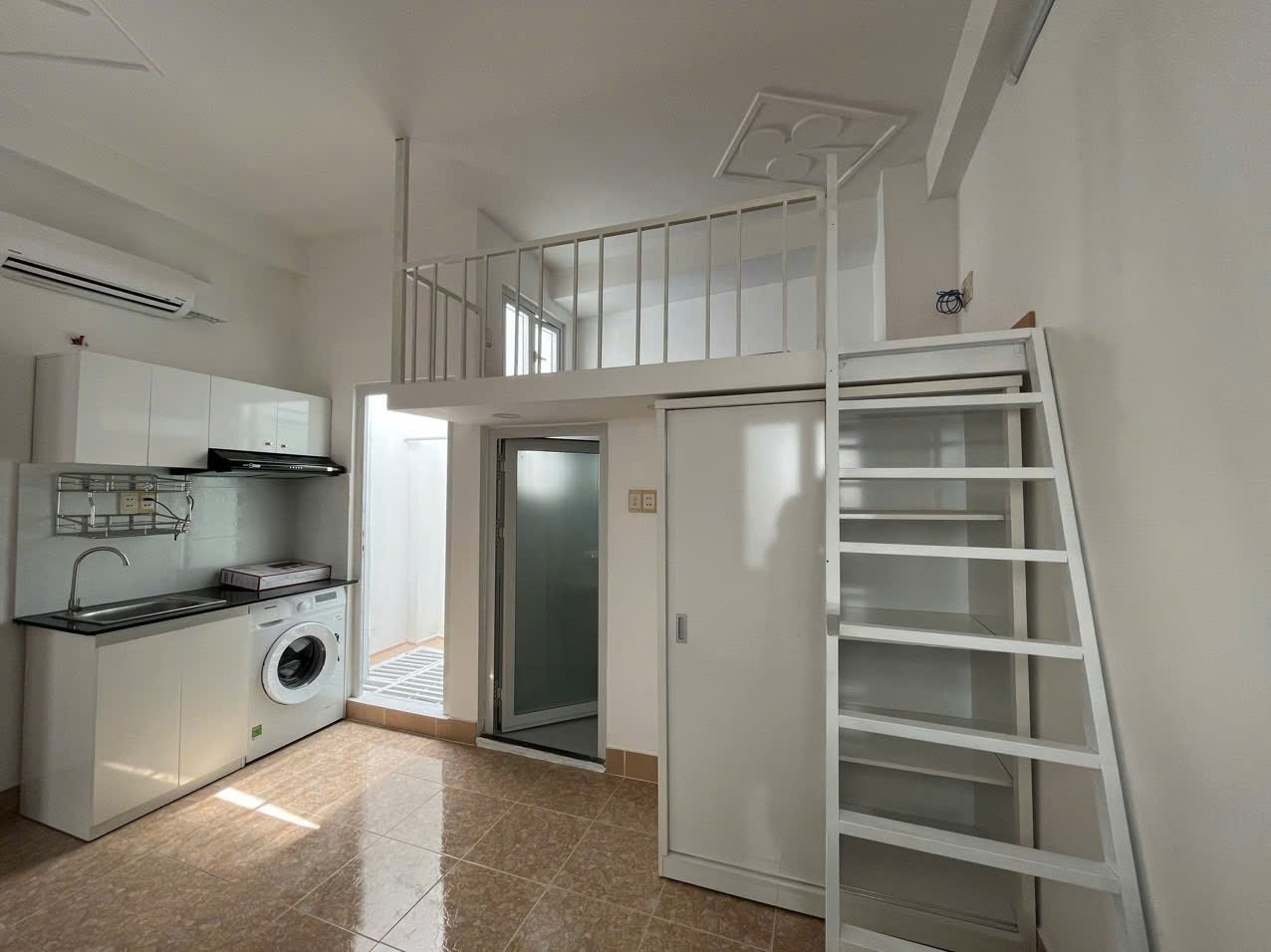 Phòng trọ Duplex 25m2 tại TVQ House Bùi Đình Túy - Bình Thạnh - Phòng ngủ
