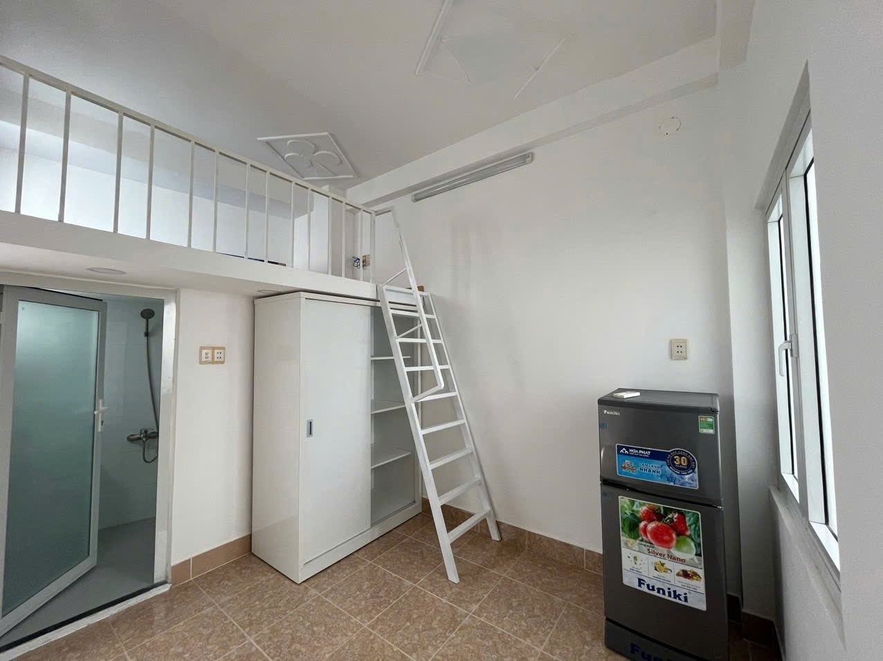 Phòng trọ Duplex 25m2 tại TVQ House Bùi Đình Túy - Bình Thạnh - Phòng ngủ