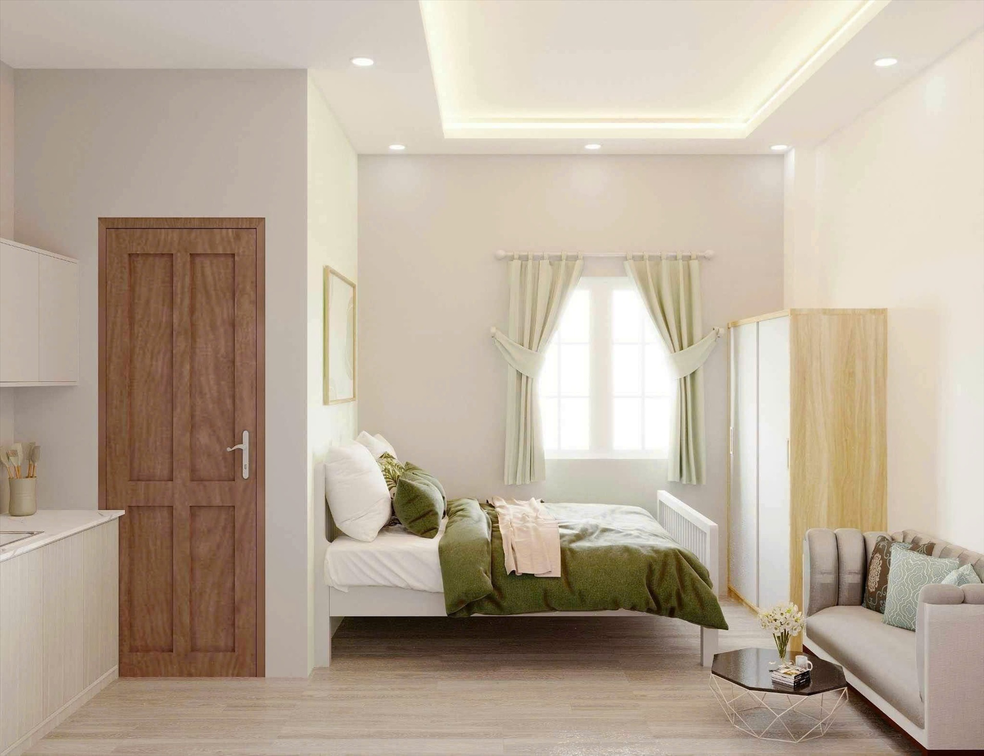 Phòng trọ HT Home Bà Lê Chân - Quận 1