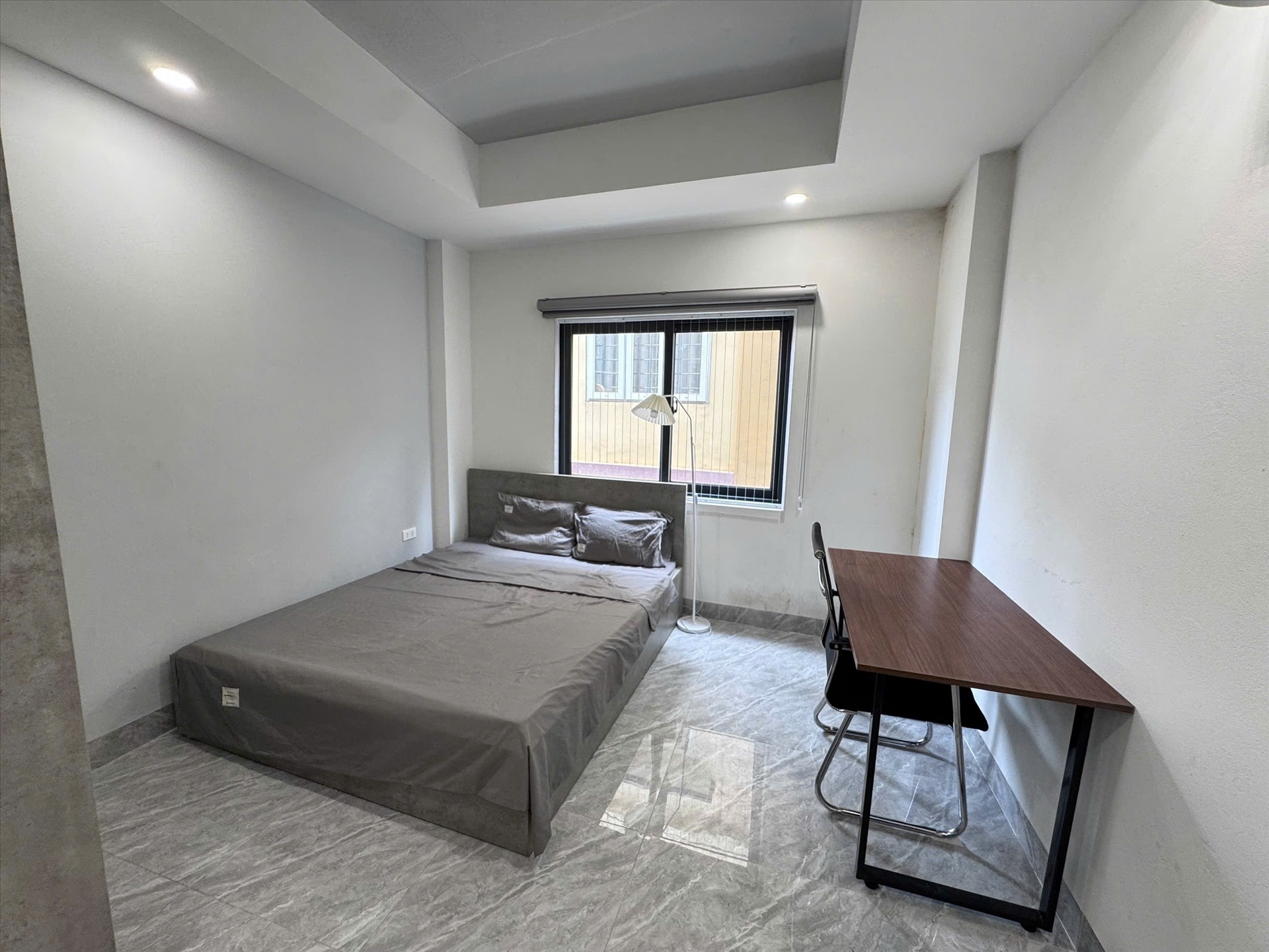 Phòng trọ Studio 25m2 tại VNFI House Mễ Trì Thượng - Nam Từ Liêm - Phòng ngủ