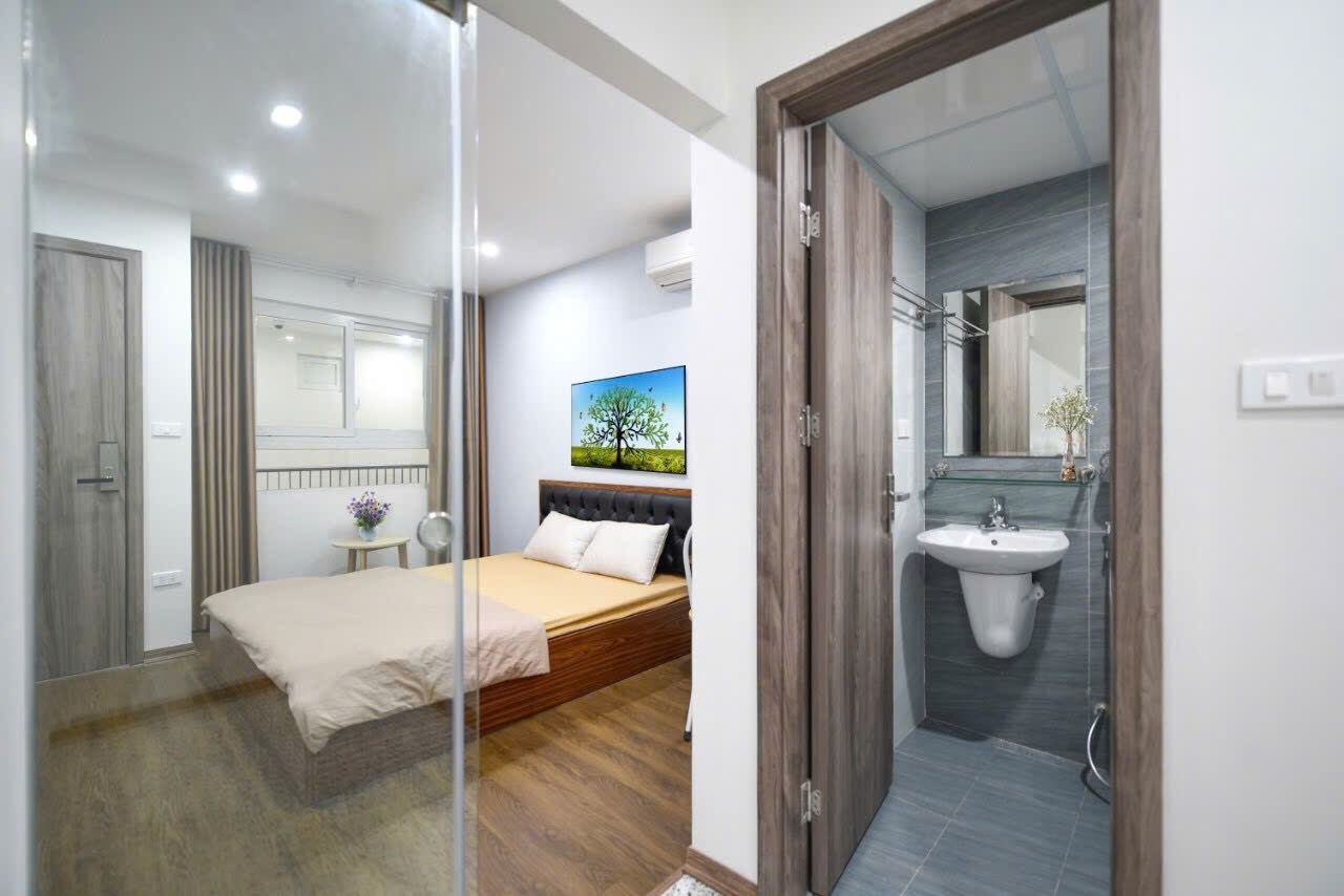 Phòng trọ 1 Phòng ngủ 25m2 tại LT Apartment Trần Thái Tông - Cầu Giấy - Phòng ngủ