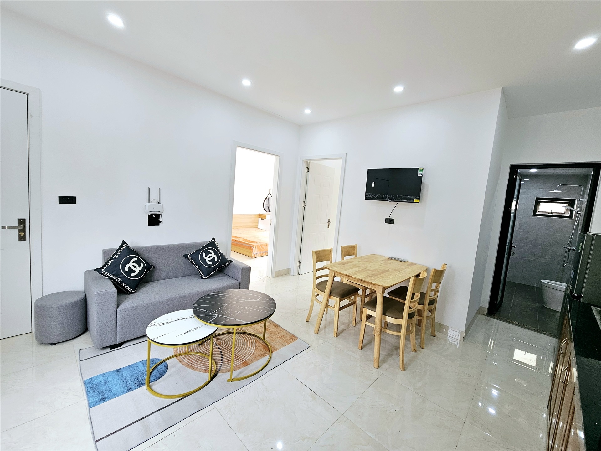 Phòng trọ 2 Phòng ngủ 60m2 tại My Home Dịch Vọng Hậu - Cầu Giấy - Phòng khách