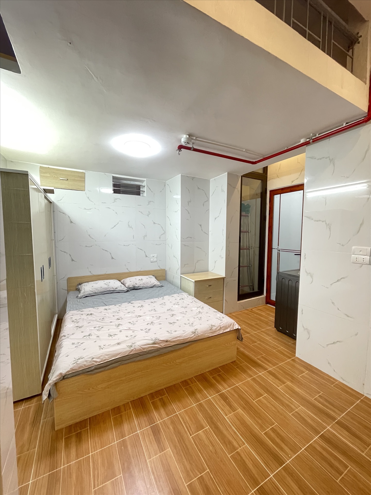 Phòng trọ Studio 35m2 tại Friends Team Thái Thịnh - Đống Đa - Phòng ngủ