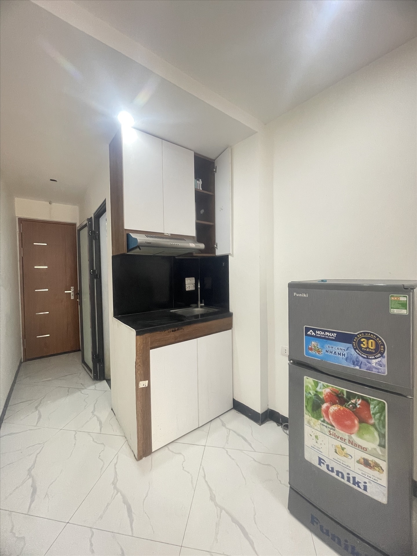 Phòng trọ Studio 30m2 tại Friends Team Khương Đình - Thanh Xuân - Phòng bếp