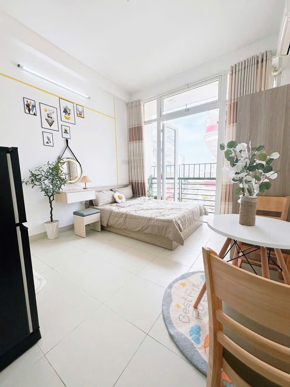Phòng trọ Studio 30m2 tại AC Home Cộng Hòa - Tân Bình - Phòng ngủ