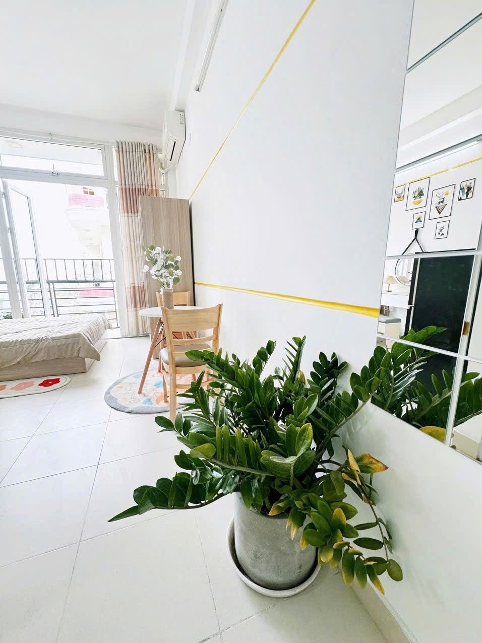 Phòng trọ Studio 30m2 tại AC Home Cộng Hòa - Tân Bình - Phòng khách