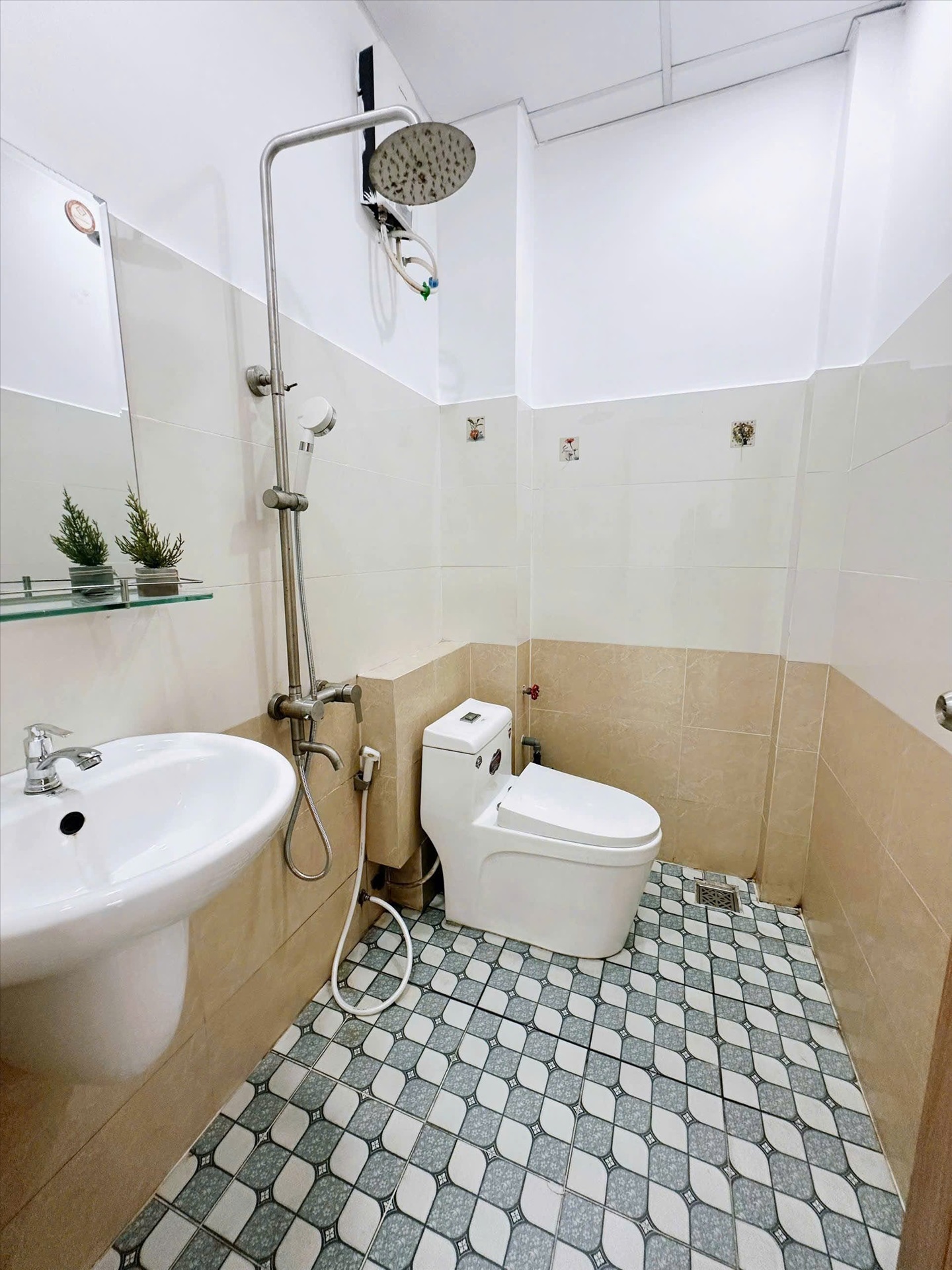 Phòng trọ Studio 25m2 tại AC House Thống Nhất - Gò Vấp - Phòng tắm
