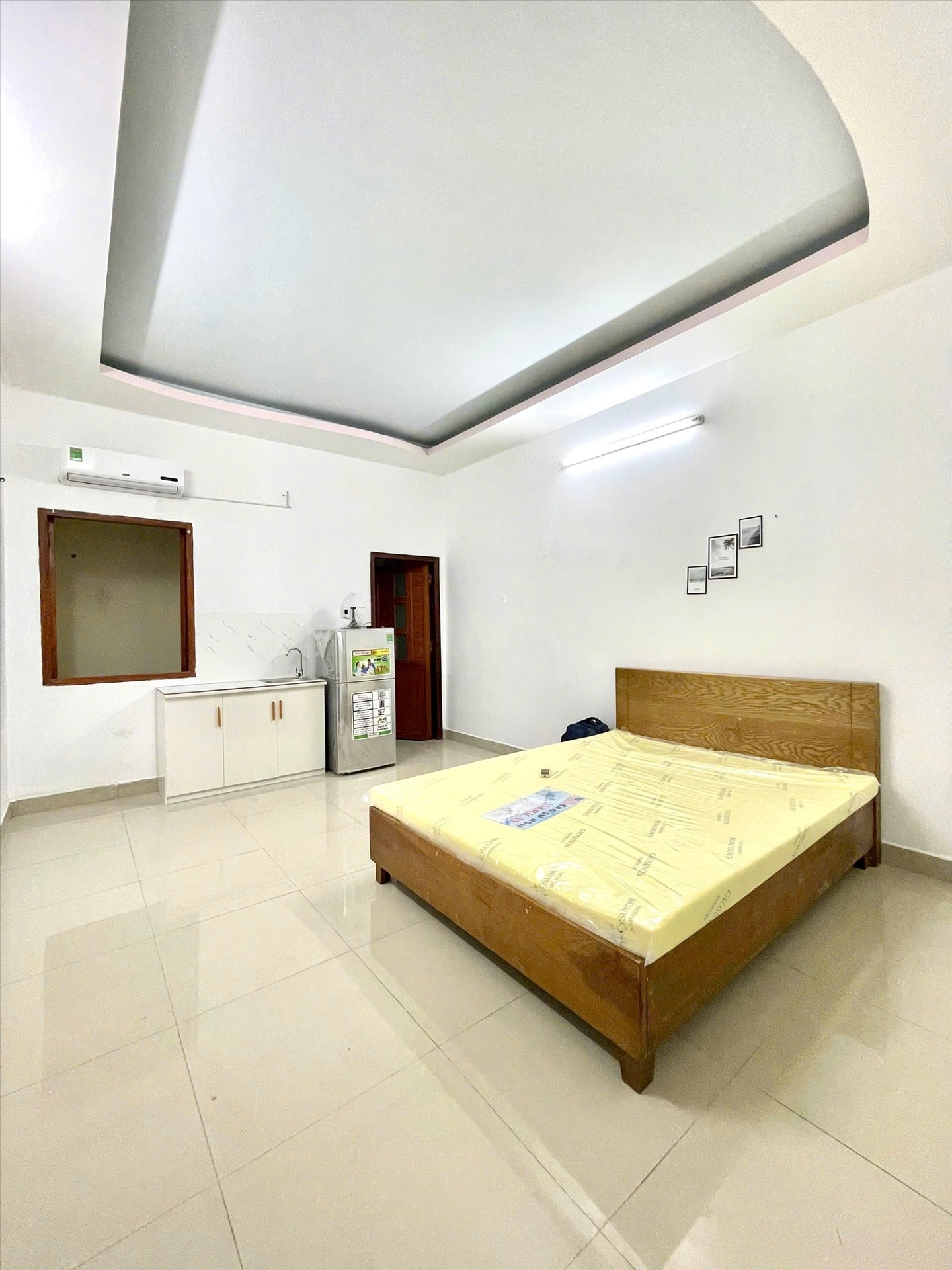Phòng trọ Studio 25m2 tại Pikahouse Phan Huy Ích - Gò Vấp - Phòng ngủ