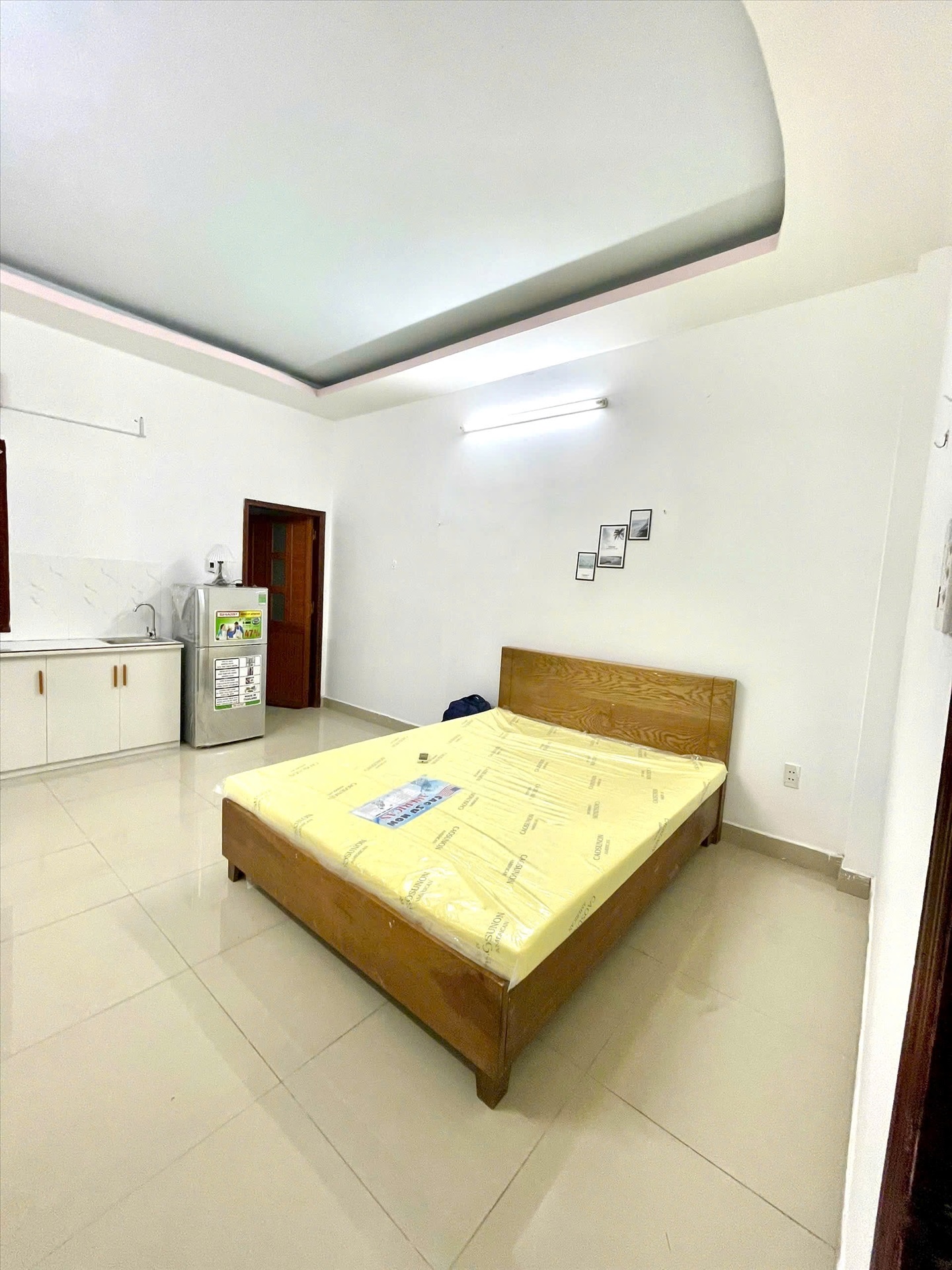 Phòng trọ Studio 25m2 tại Pikahouse Phan Huy Ích - Gò Vấp - Phòng ngủ