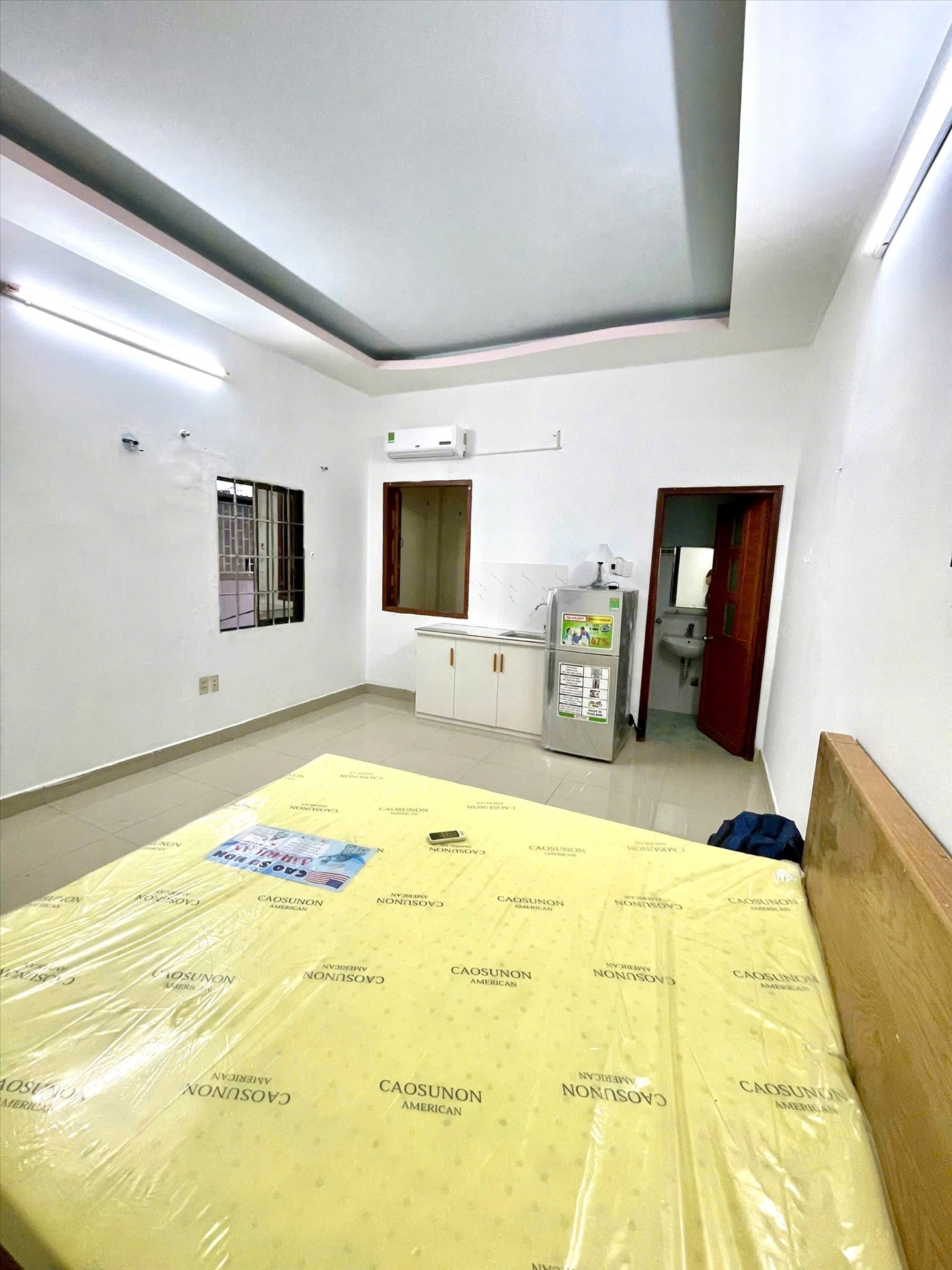 Phòng trọ Studio 25m2 tại Pikahouse Phan Huy Ích - Gò Vấp - Phòng ngủ
