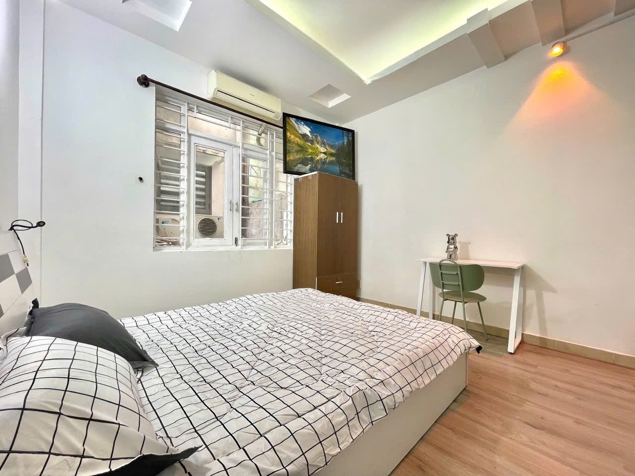 Phòng trọ Studio 25m2 tại Bhome Nguyễn Hữu Cảnh - Bình Thạnh - Phòng ngủ