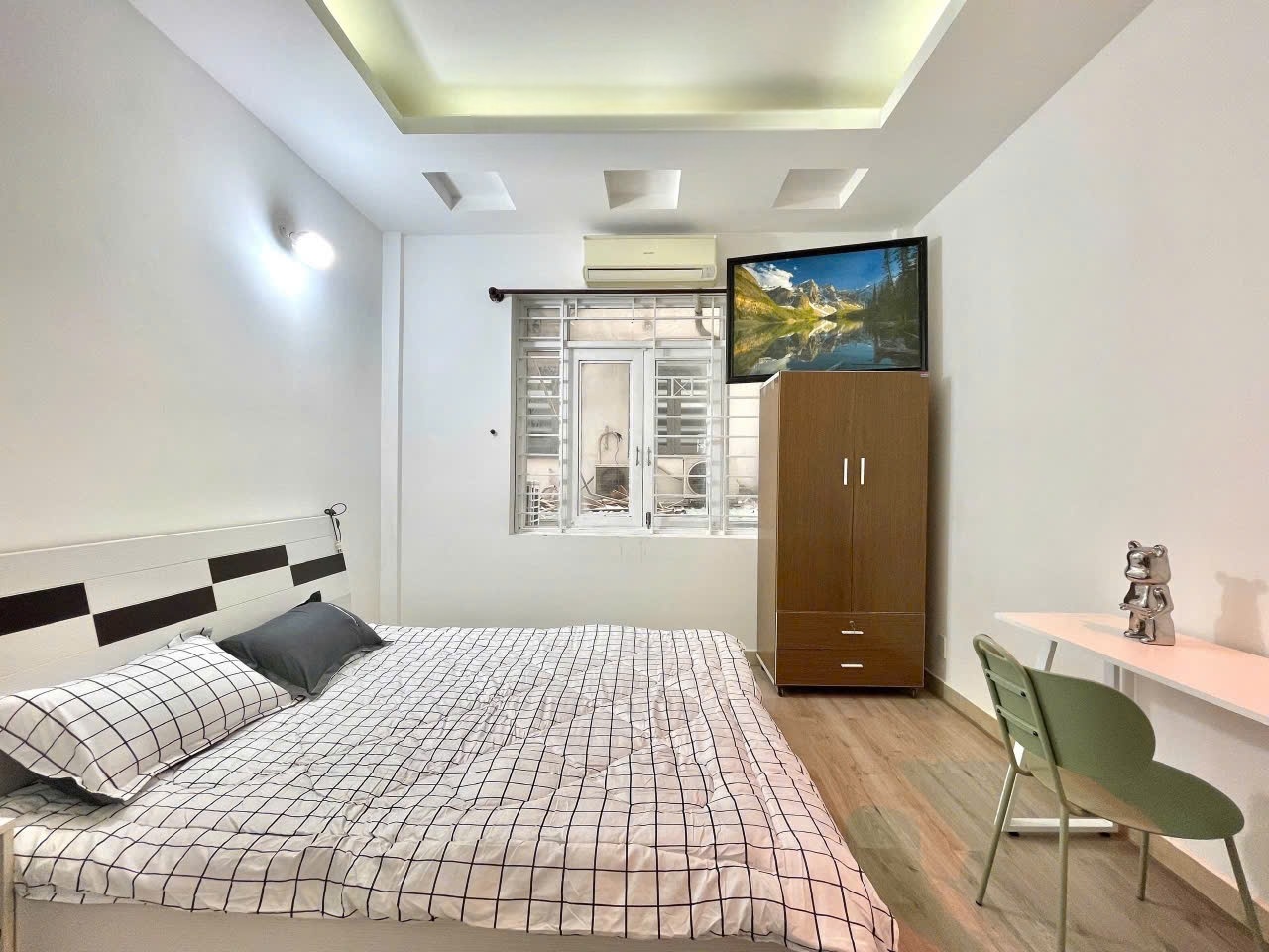 Phòng trọ Studio 25m2 tại Bhome Nguyễn Hữu Cảnh - Bình Thạnh - Phòng ngủ